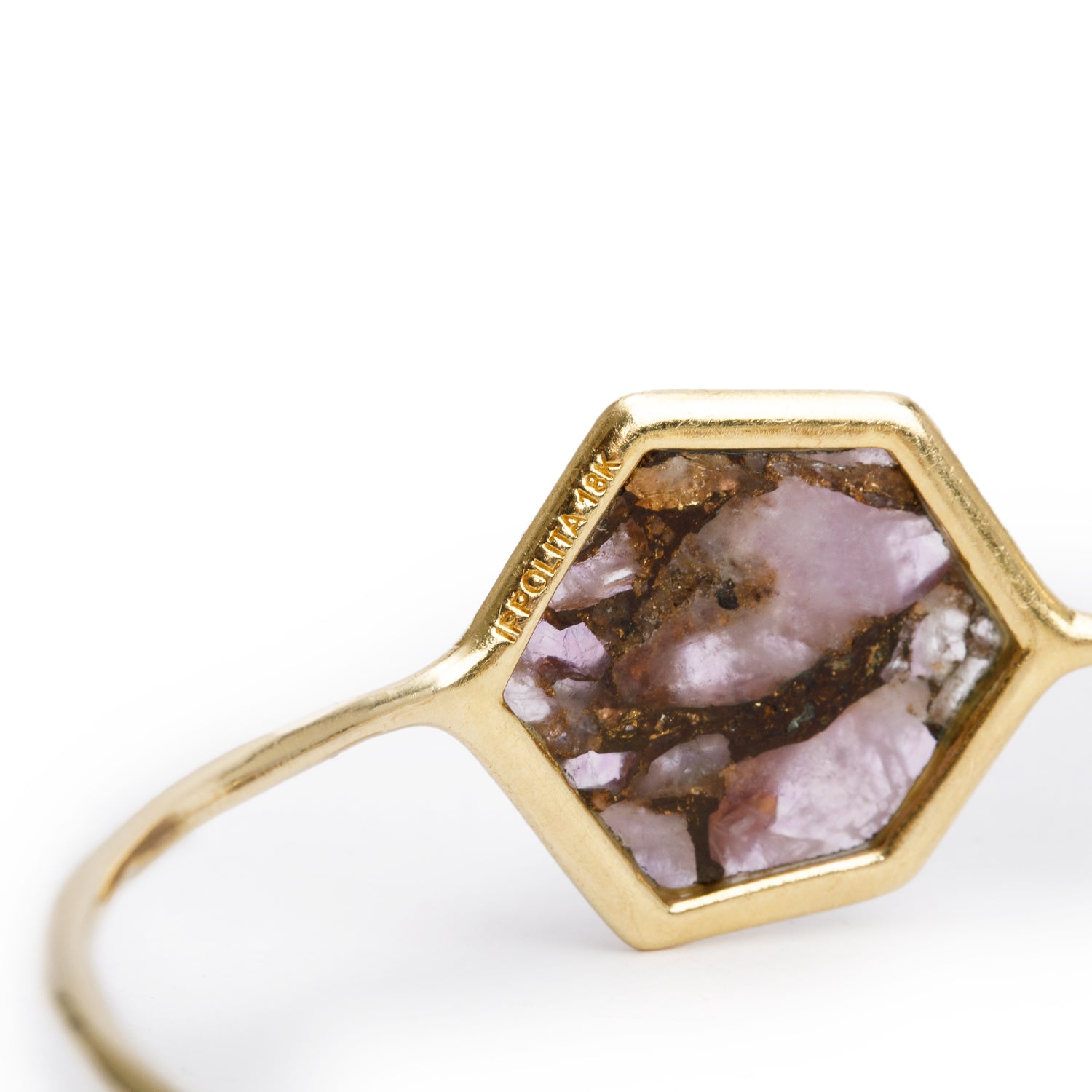 Ippolita 18k Yellow Gold Diamond & Calcite Bangle Bracelet