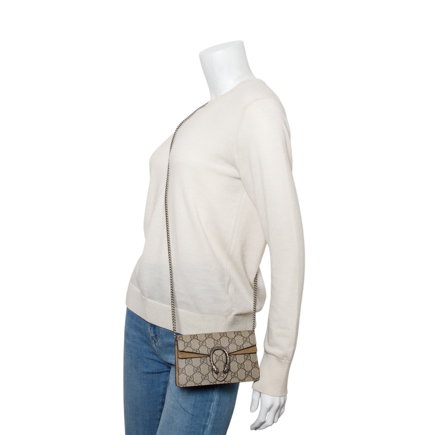 Gucci GG Supreme Dionysus Super Mini Bag w/ Box