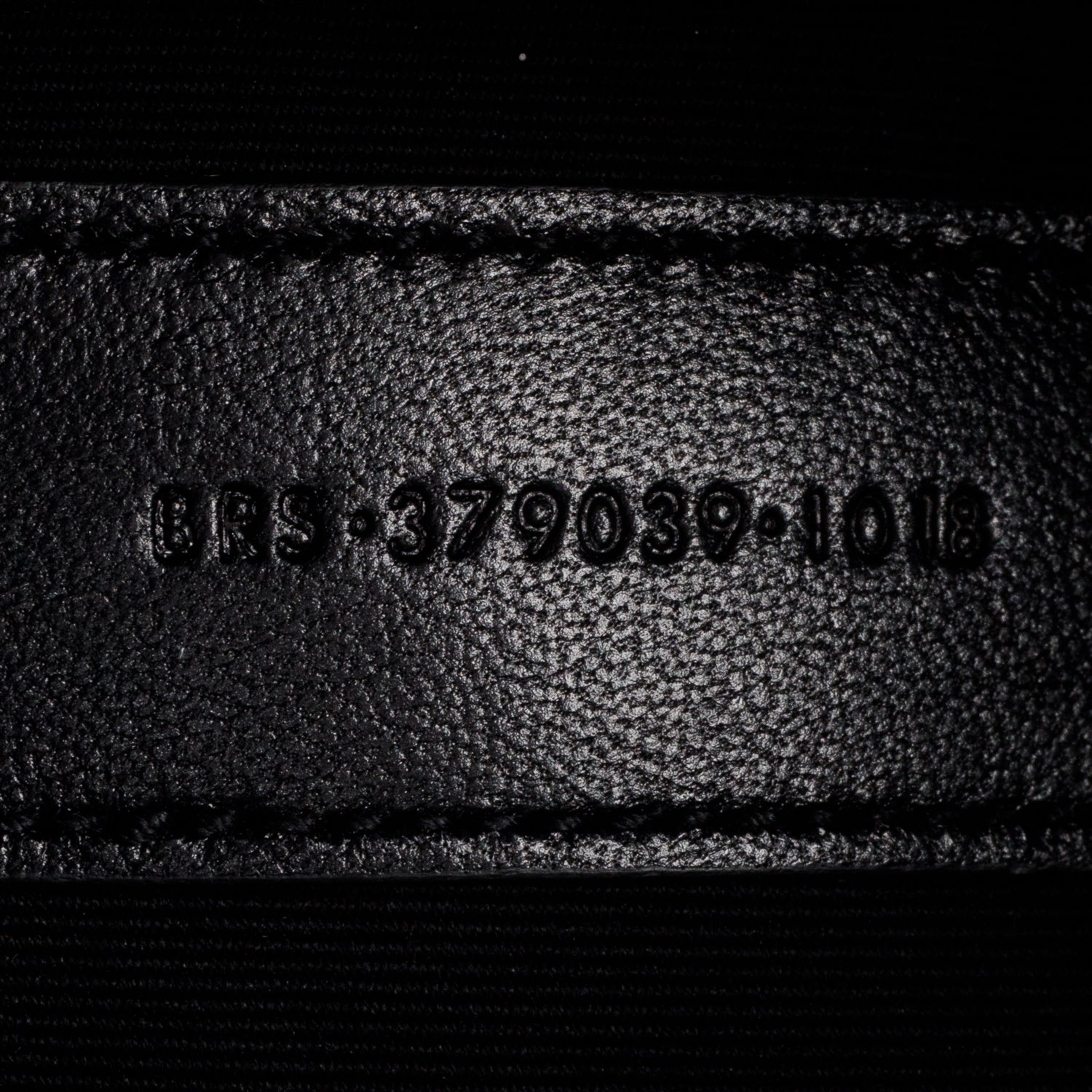 Saint Laurent Black Calfskin Matelasse Monogram Cassandre A5 Pouch w/ Box