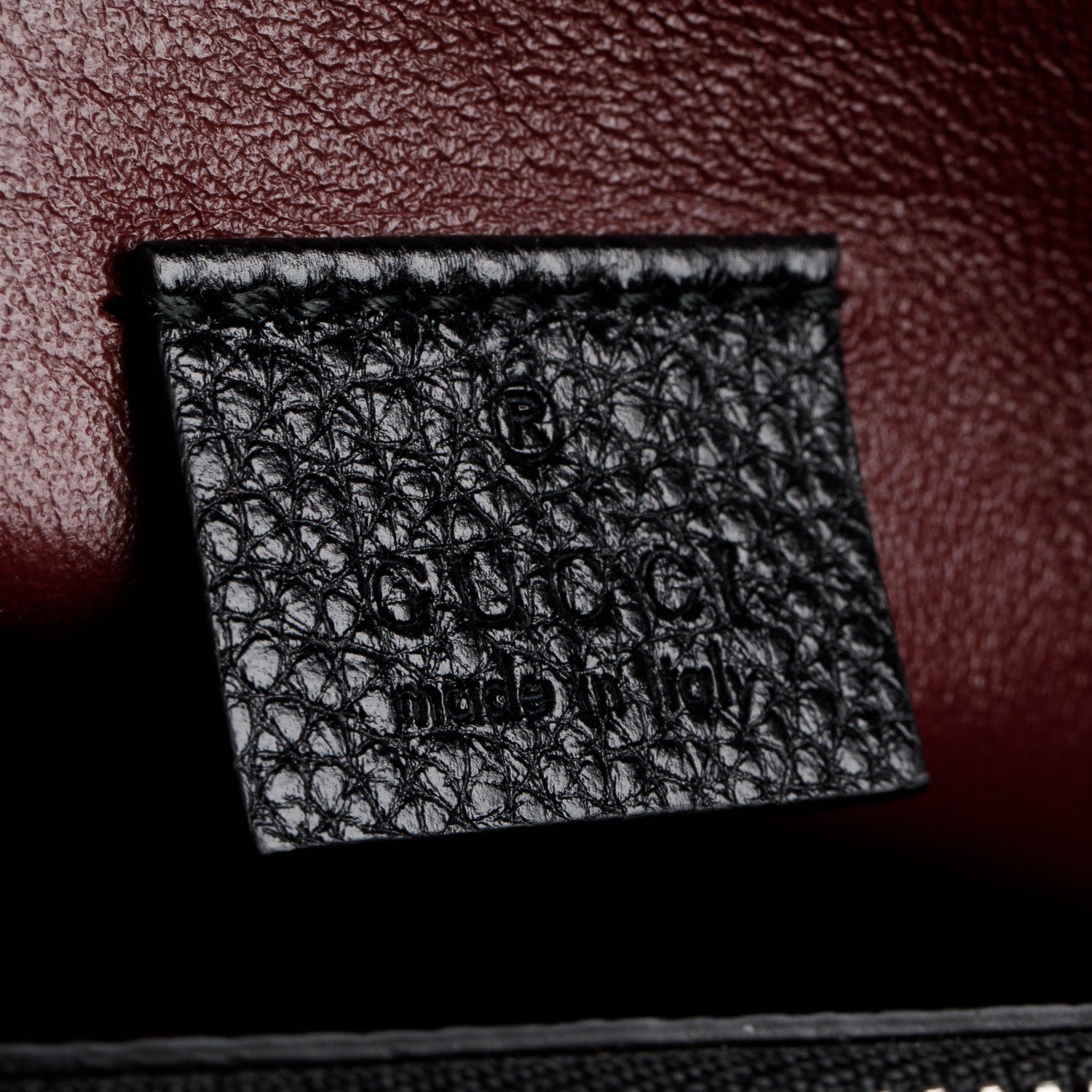 Gucci Black Grainy Calfskin Medium Zumi Top Handle w/ Box & Strap