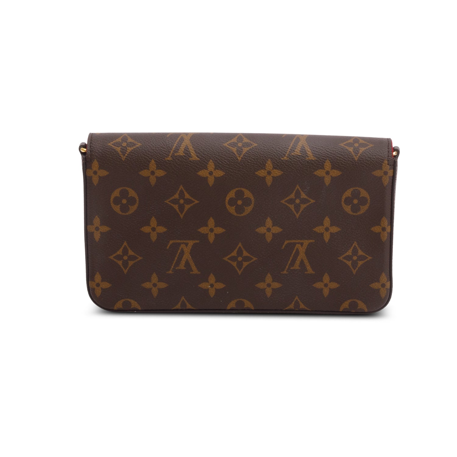 Louis Vuitton Fuschia Monogram Pochette Felicie Wallet on Chain w/ Box & Inserts