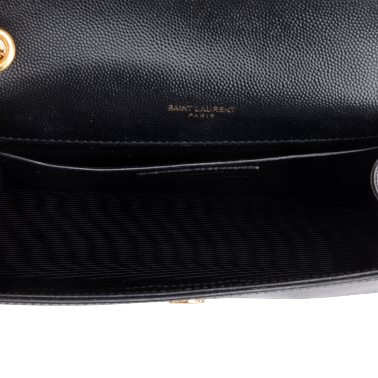 Saint Laurent 2020 Black Grain De Poudre Small Monogram Kate Satchel w/ Box