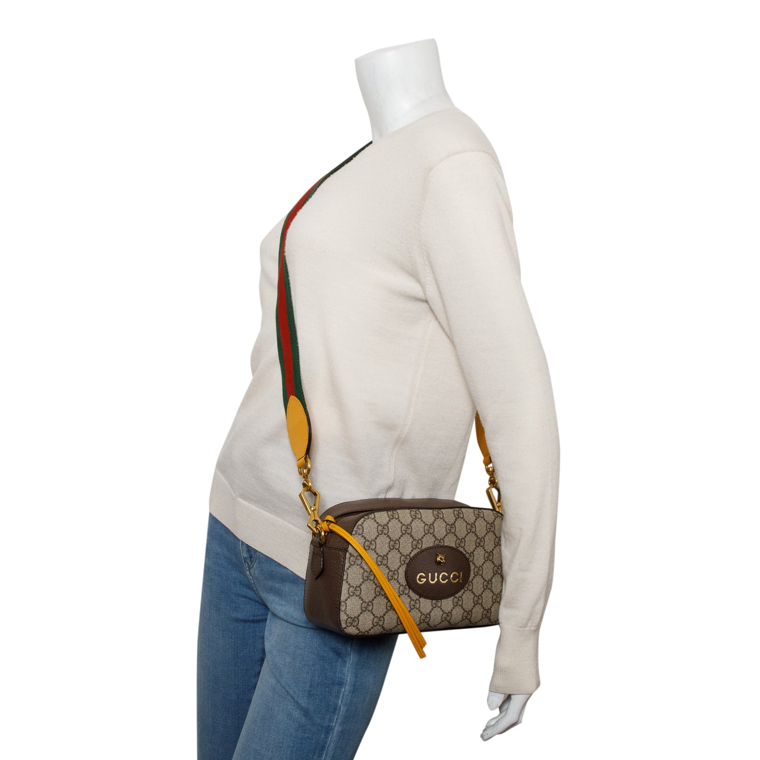 Gucci Neo Vintage GG Supreme Messenger Bag w/ Box & Strap