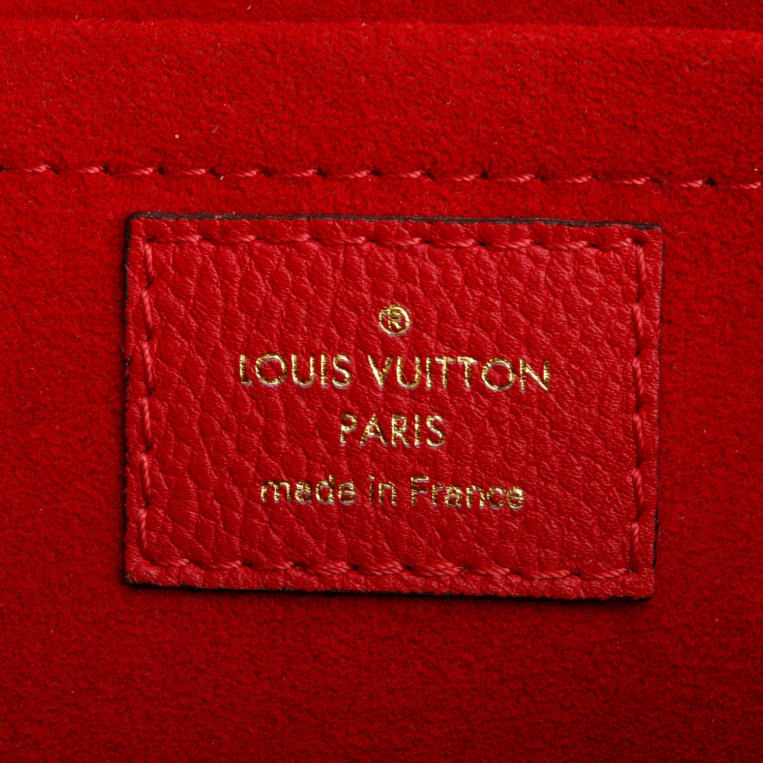 Louis Vuitton 2020 Red Monogram Empreinte Leather Vavin BB