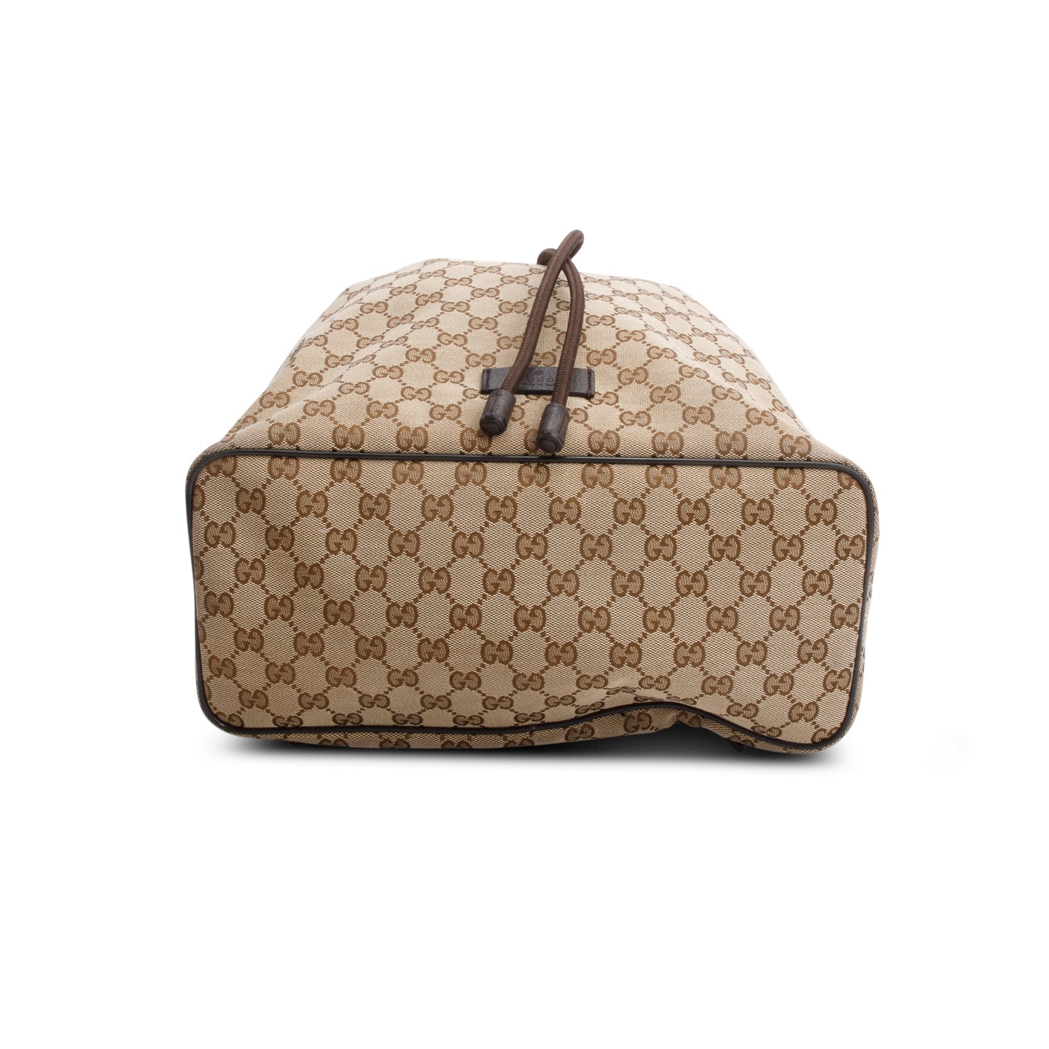 Gucci Monogram Dollar Calfskin O Drawstring Backpack