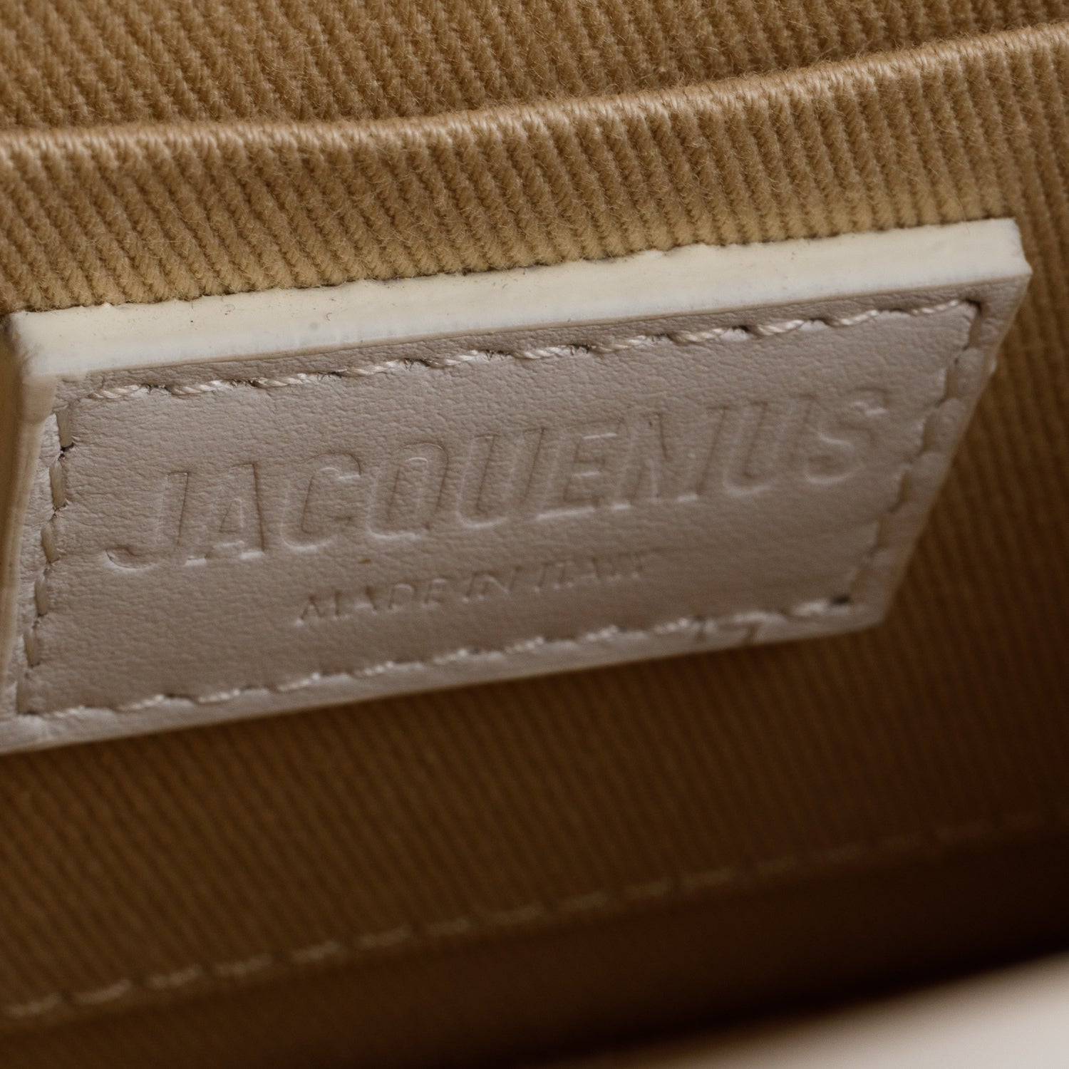 Jacquemus White Smooth Calfskin Le Chiquito Moyen w/ Strap