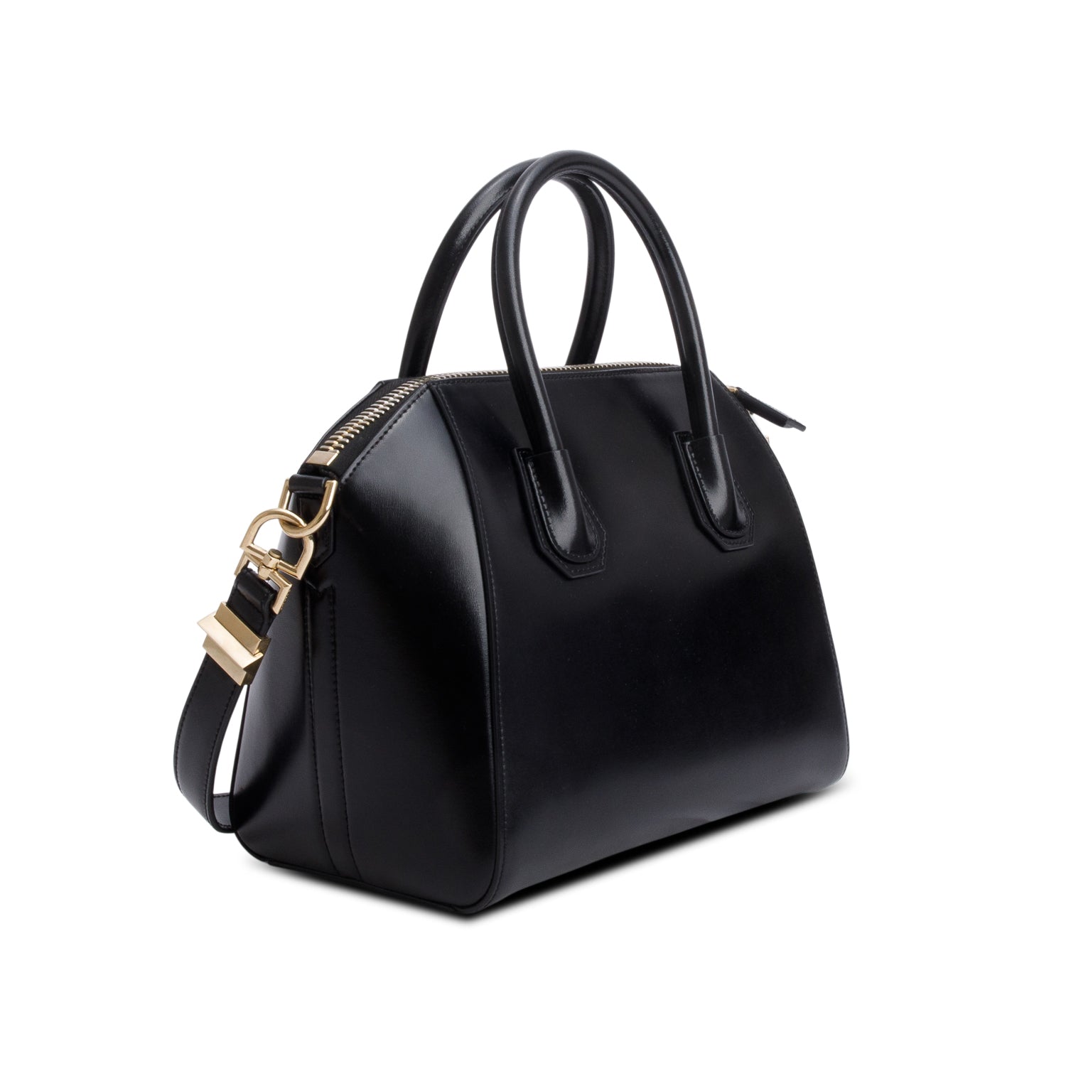 Givenchy Black Box Leather Small Antigona Satchel