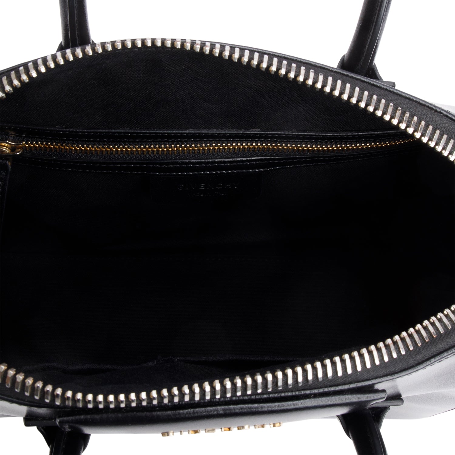 Givenchy Black Box Leather Small Antigona Satchel