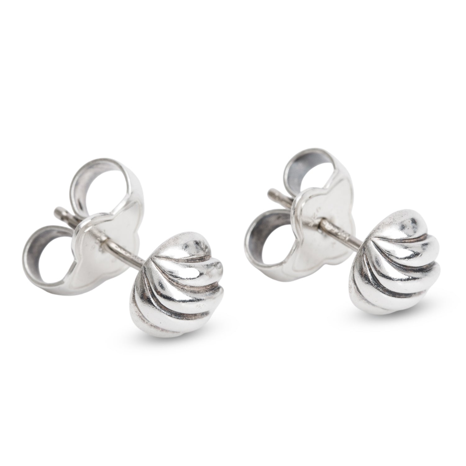 David Yurman Sterling Silver Sculpted Cable Stud Earrings