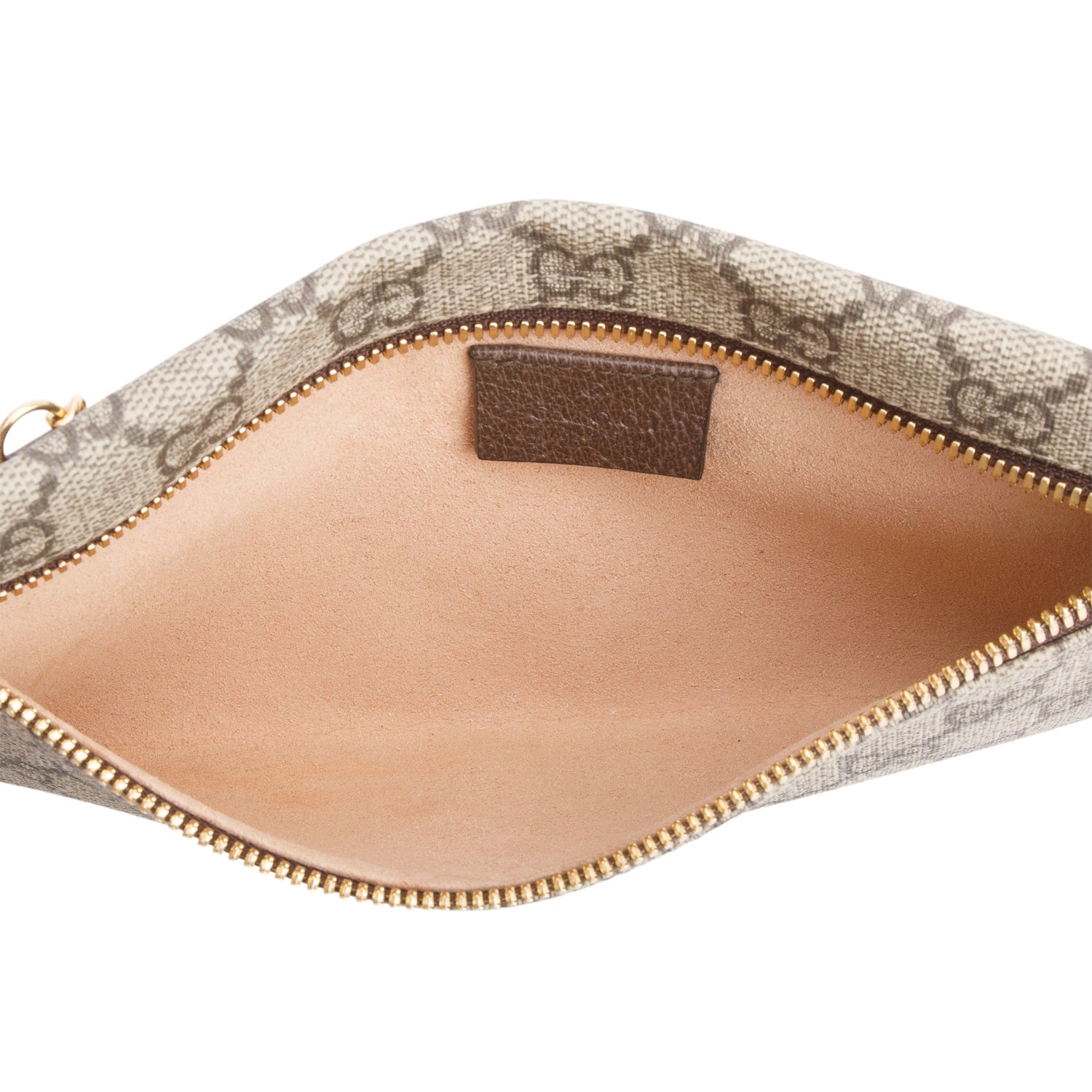 Gucci GG Supreme Monogram Rajah Chain Pouch