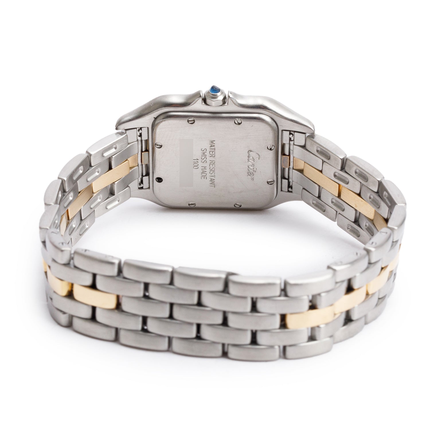 Cartier Stainless Steel & 18k Yellow Gold Panthere de Cartier Watch, Medium Model 1100 w/ Box