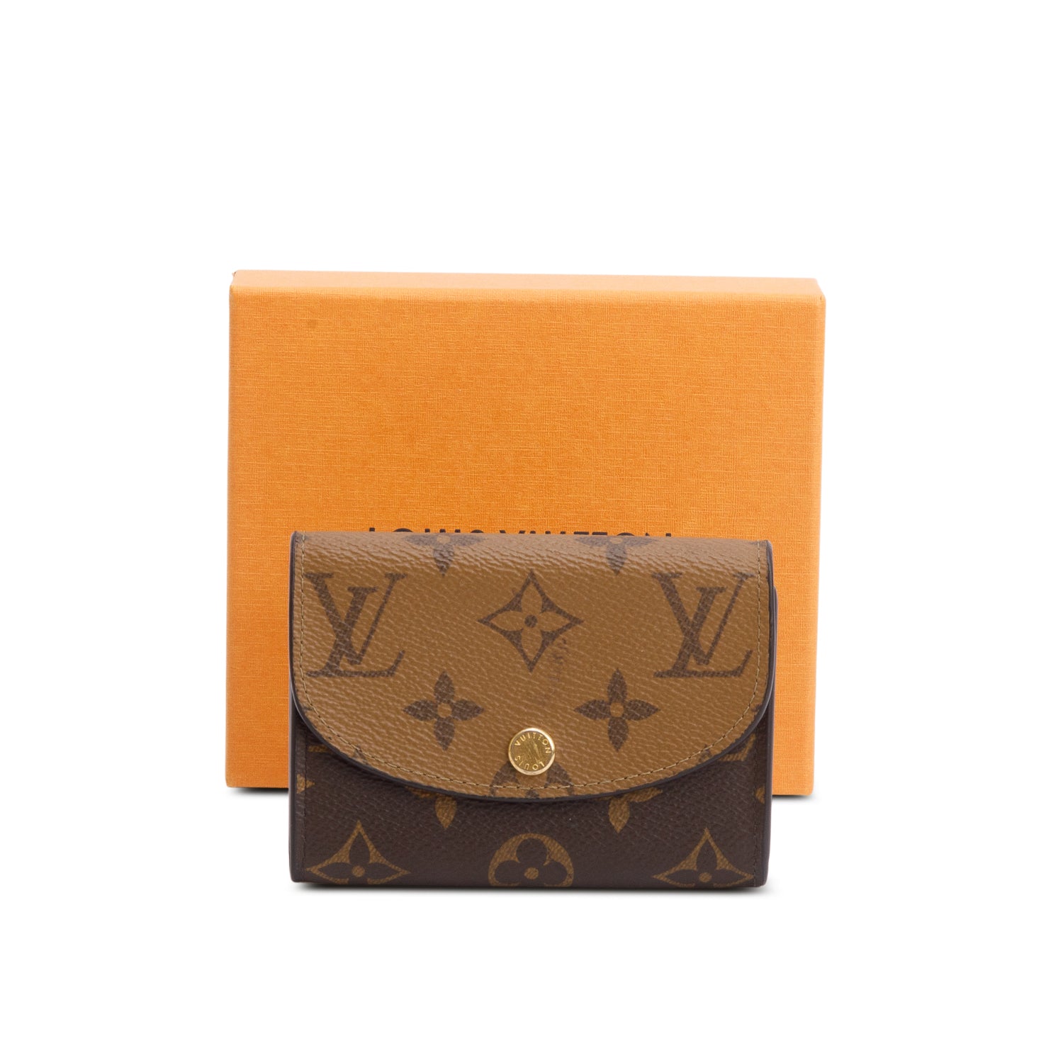 Louis Vuitton Monogram Reverse Rosalie Coin Purse w/ Box