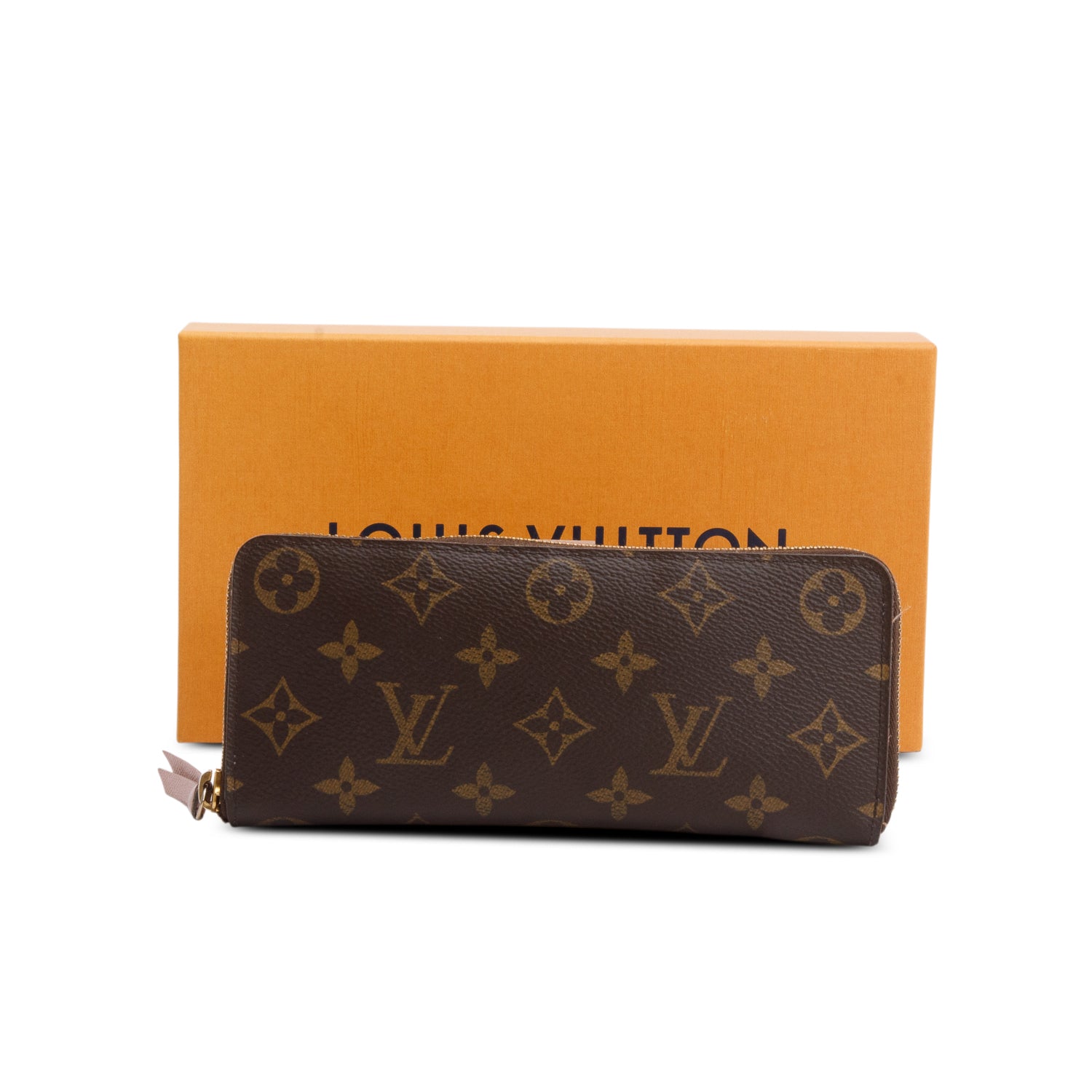 Louis Vuitton Monogram Clemence Wallet w/ Box & Receipt