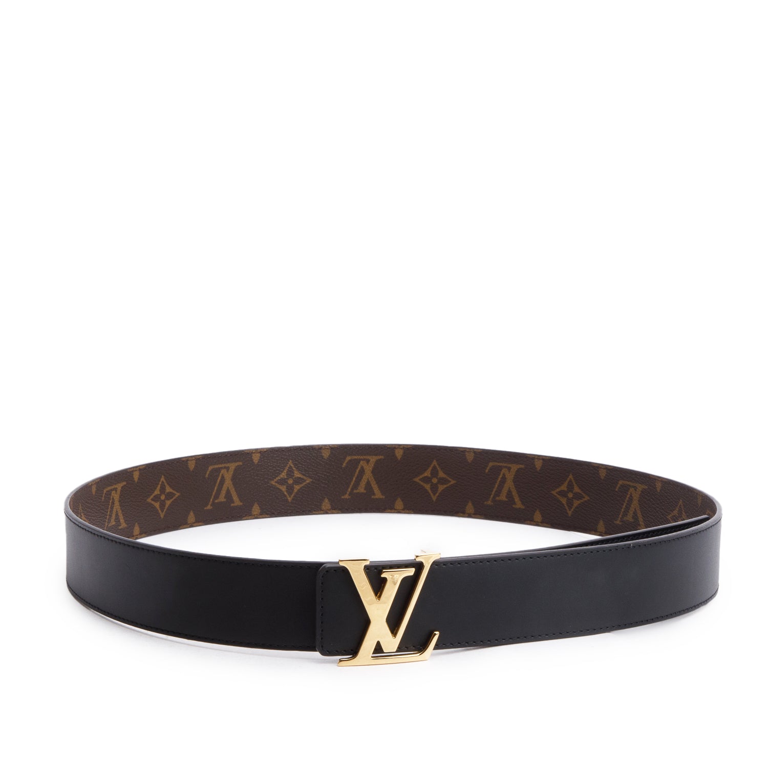 Louis Vuitton Monogram Canvas LV Initiales 40 MM Reversible Belt, Size 100 40 w/ Box