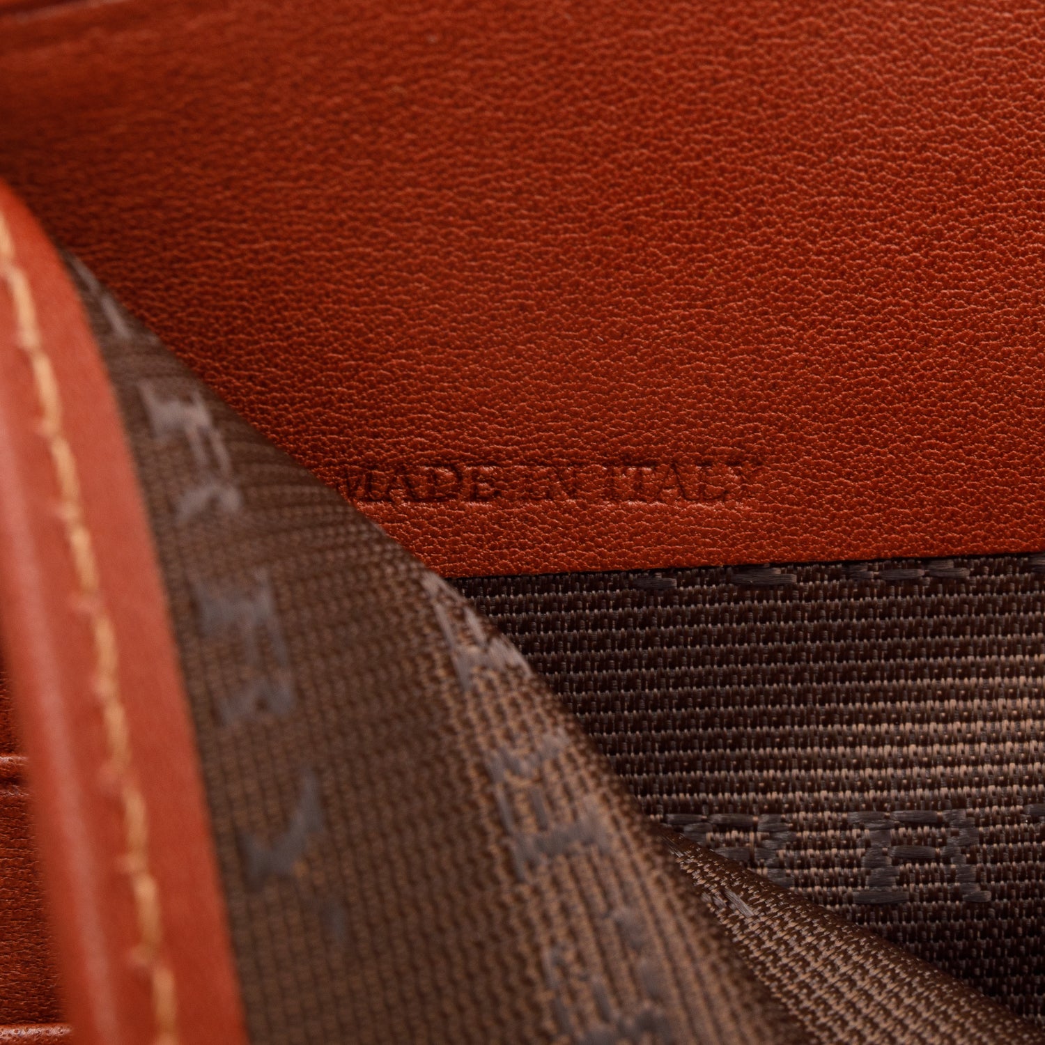 Burberry Brown Croc Embossed Slim Bifold Wallet