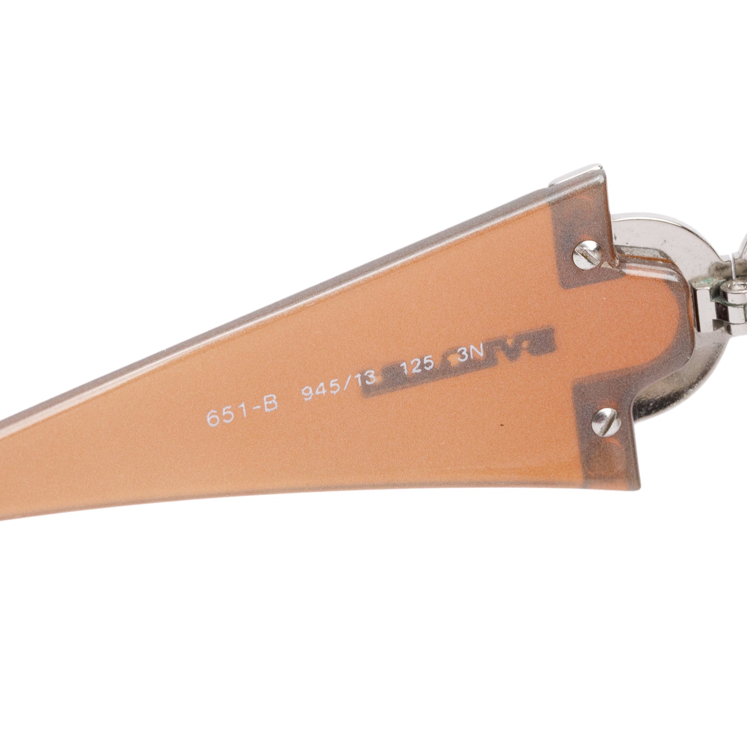 Bvlgari 651-B Brown Rimless Shield Crystal Sunglasses w/ Box & Case