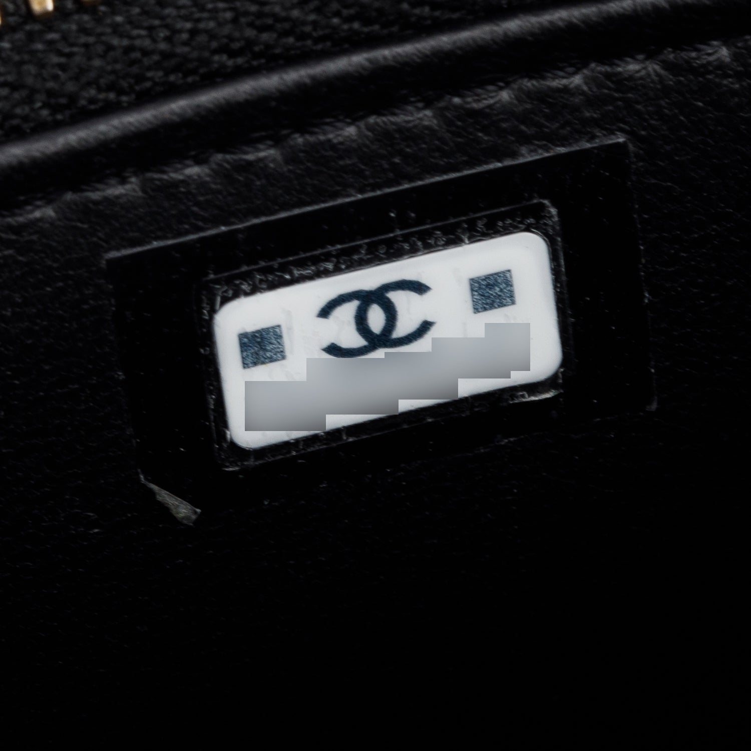 Chanel 2025 Black Lambskin Polly Pocket Vanity Bag w/ Box & Receipt