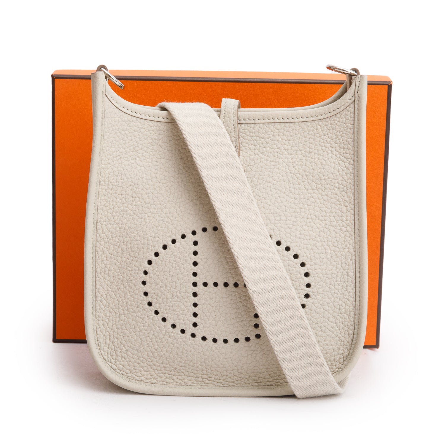 Hermes 2023 Beton Taurillon Clemence Amazone Evelyne TPM 16 w/ Box