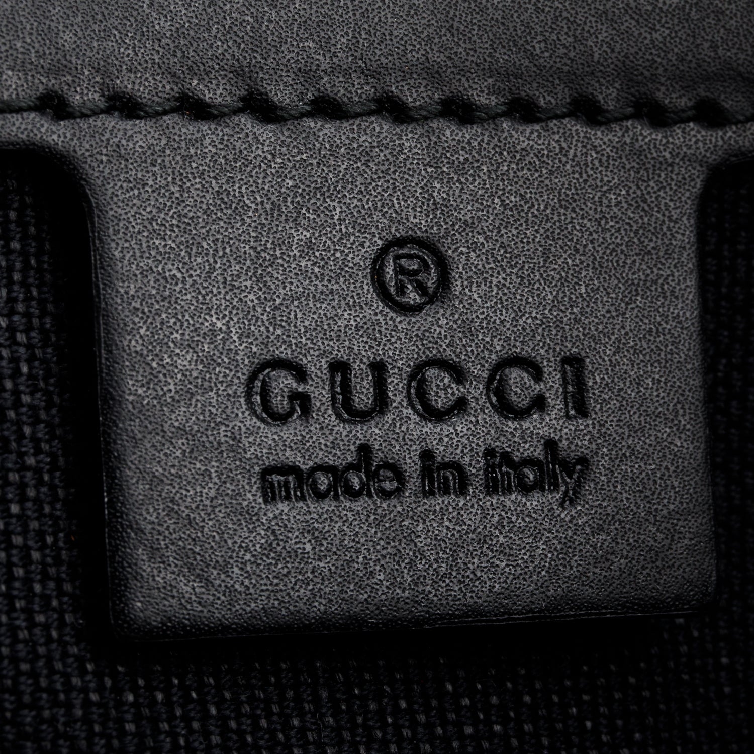 Gucci Black Soft GG Supreme Monogram Web Belt Bag