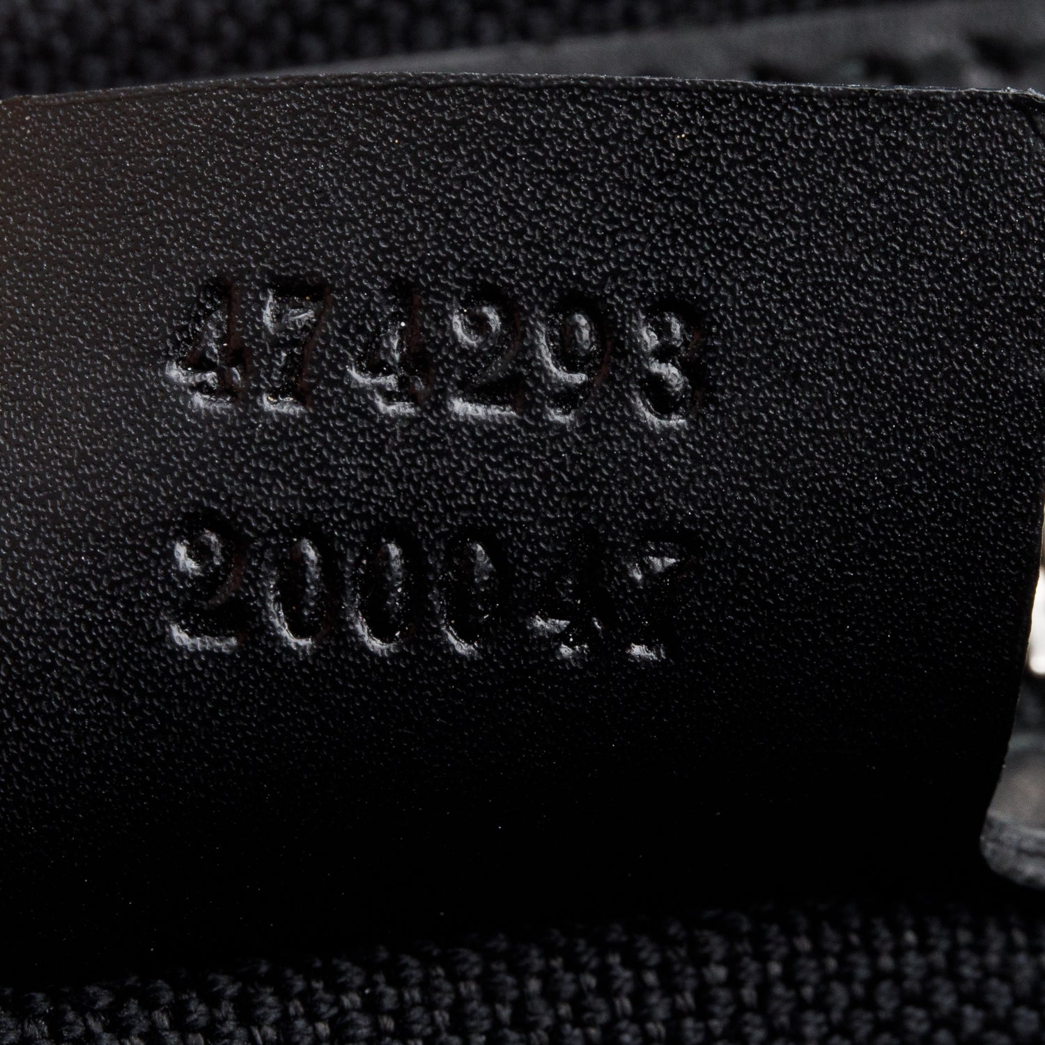 Gucci Black Soft GG Supreme Monogram Web Belt Bag