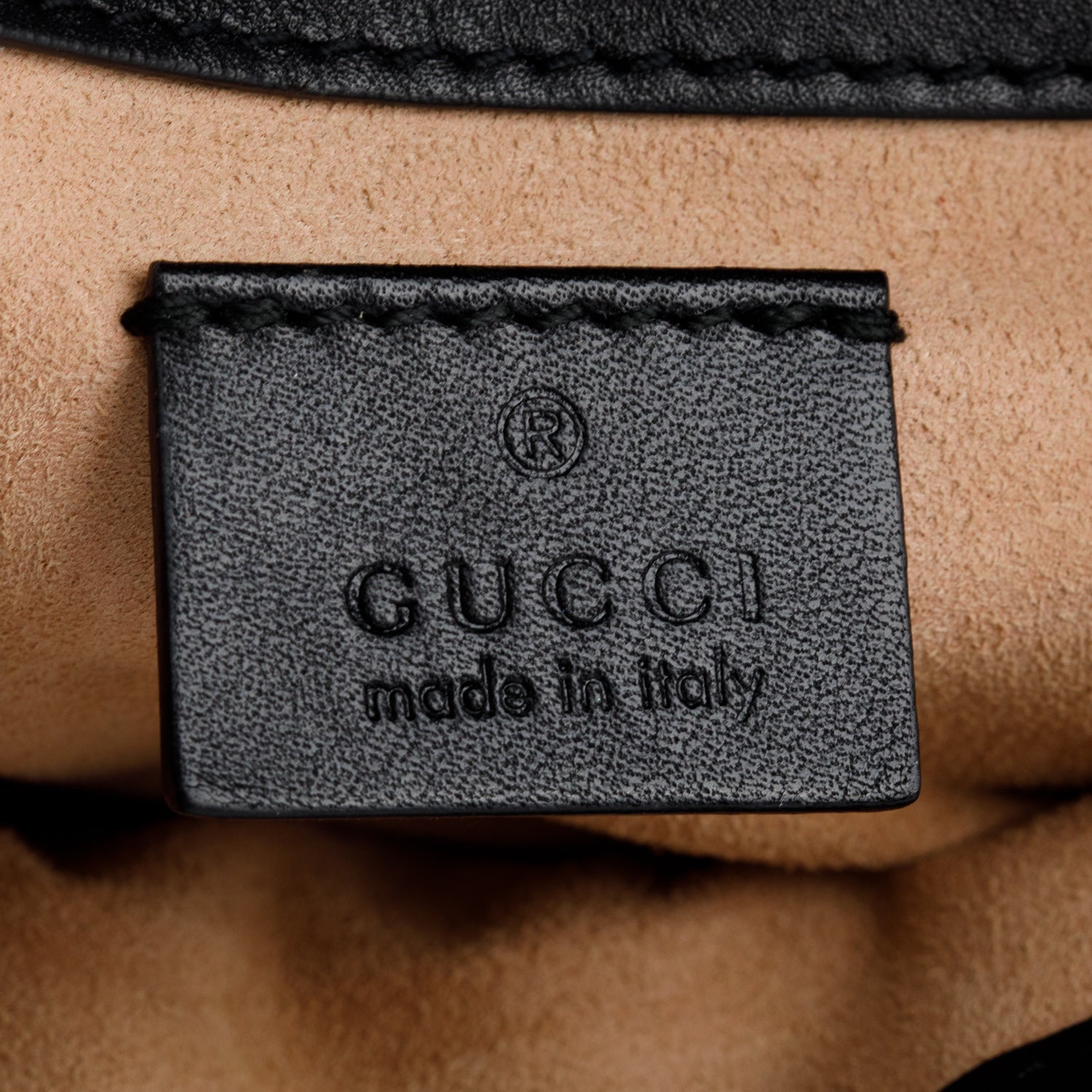 Gucci Black GG Marmont Matelasse Leather Super Mini Bag