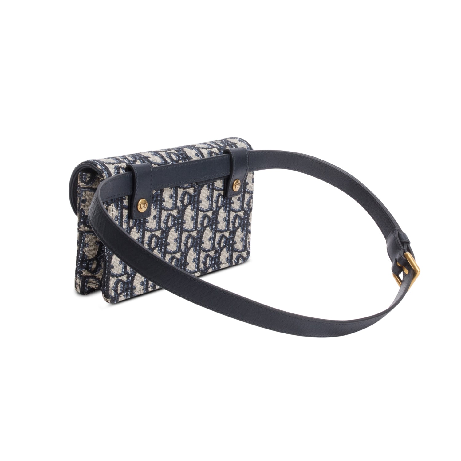 Christian Dior Oblique Saddle Belt Pouch