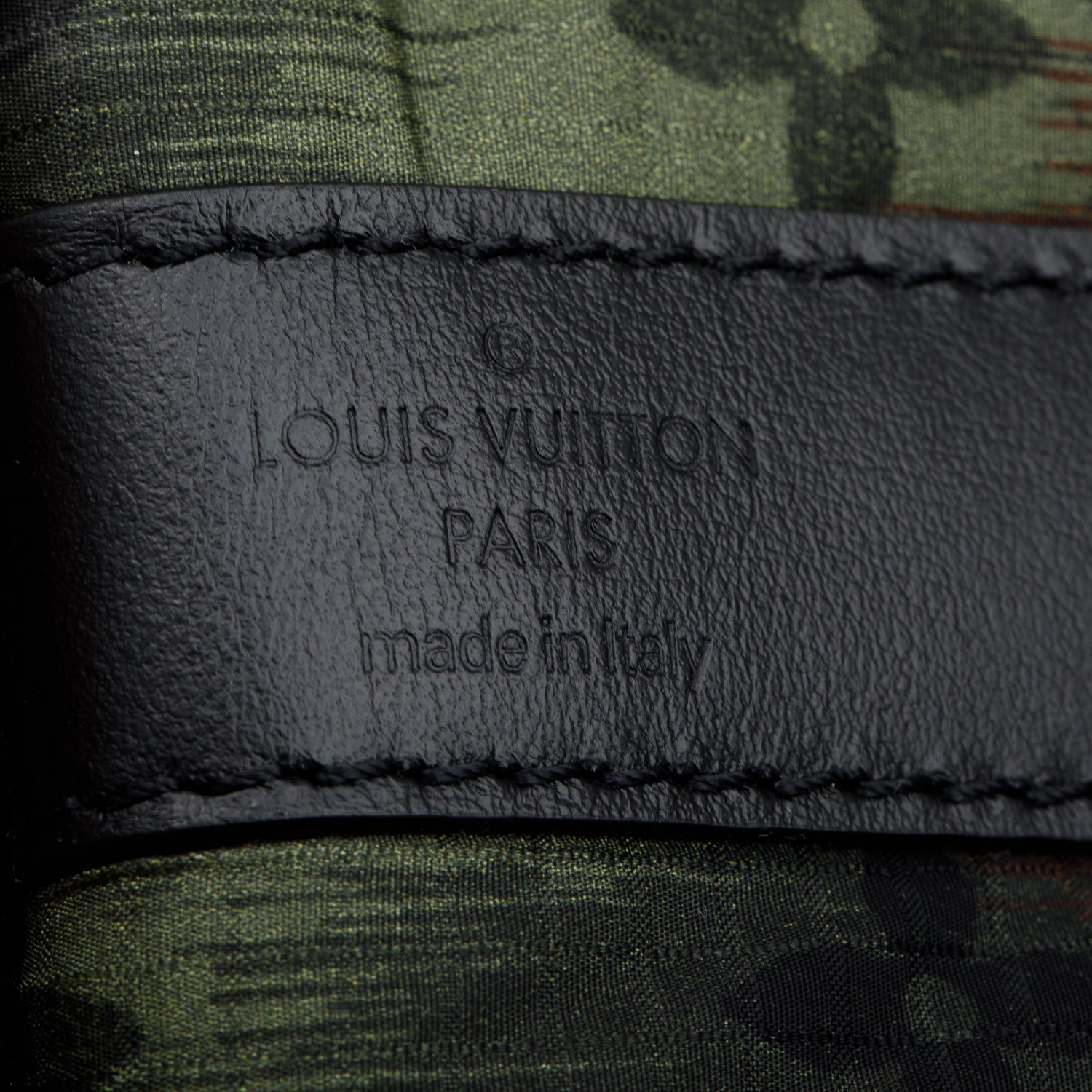 Louis Vuitton Nylon Monogram Camouflage Keepall Bandouliere 50