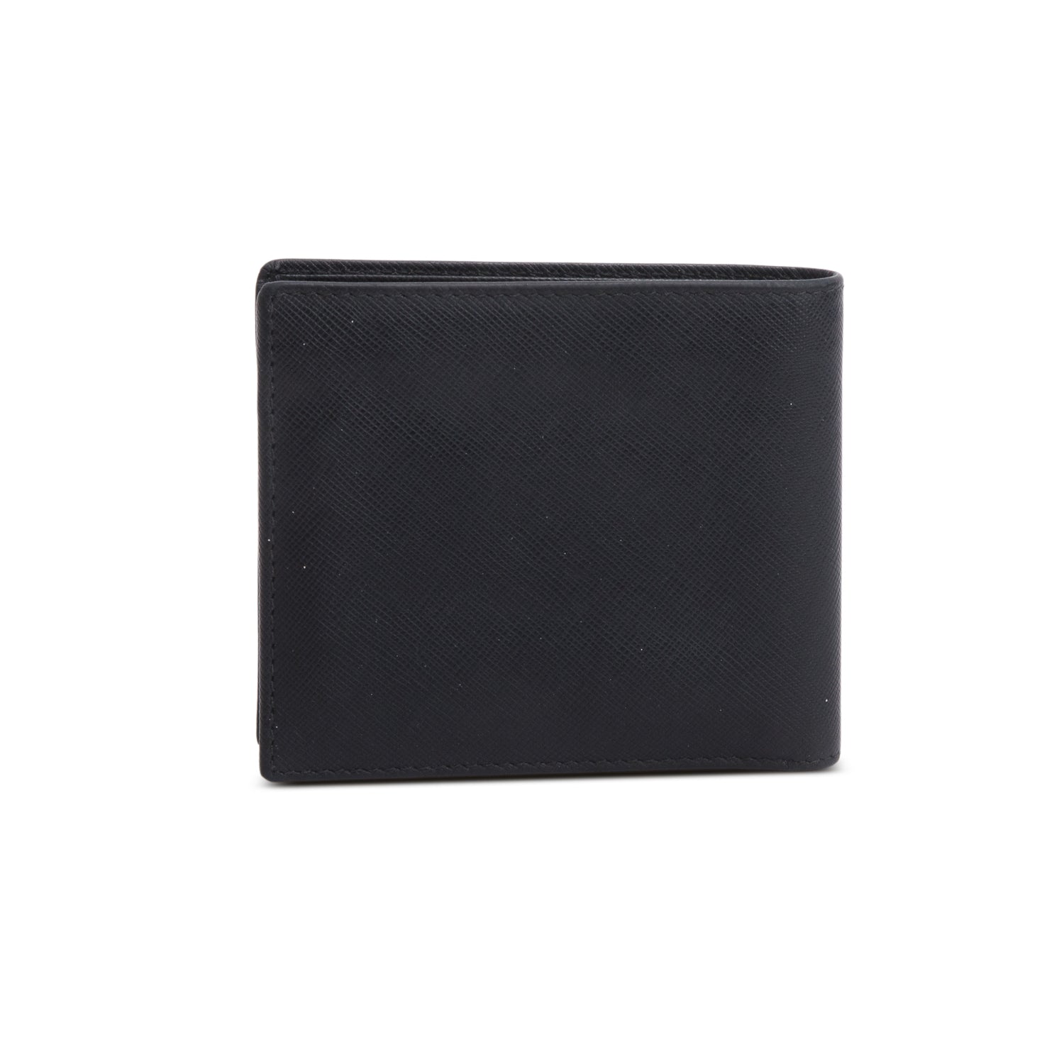 Prada Black Saffiano Leather Bi-Fold Wallet