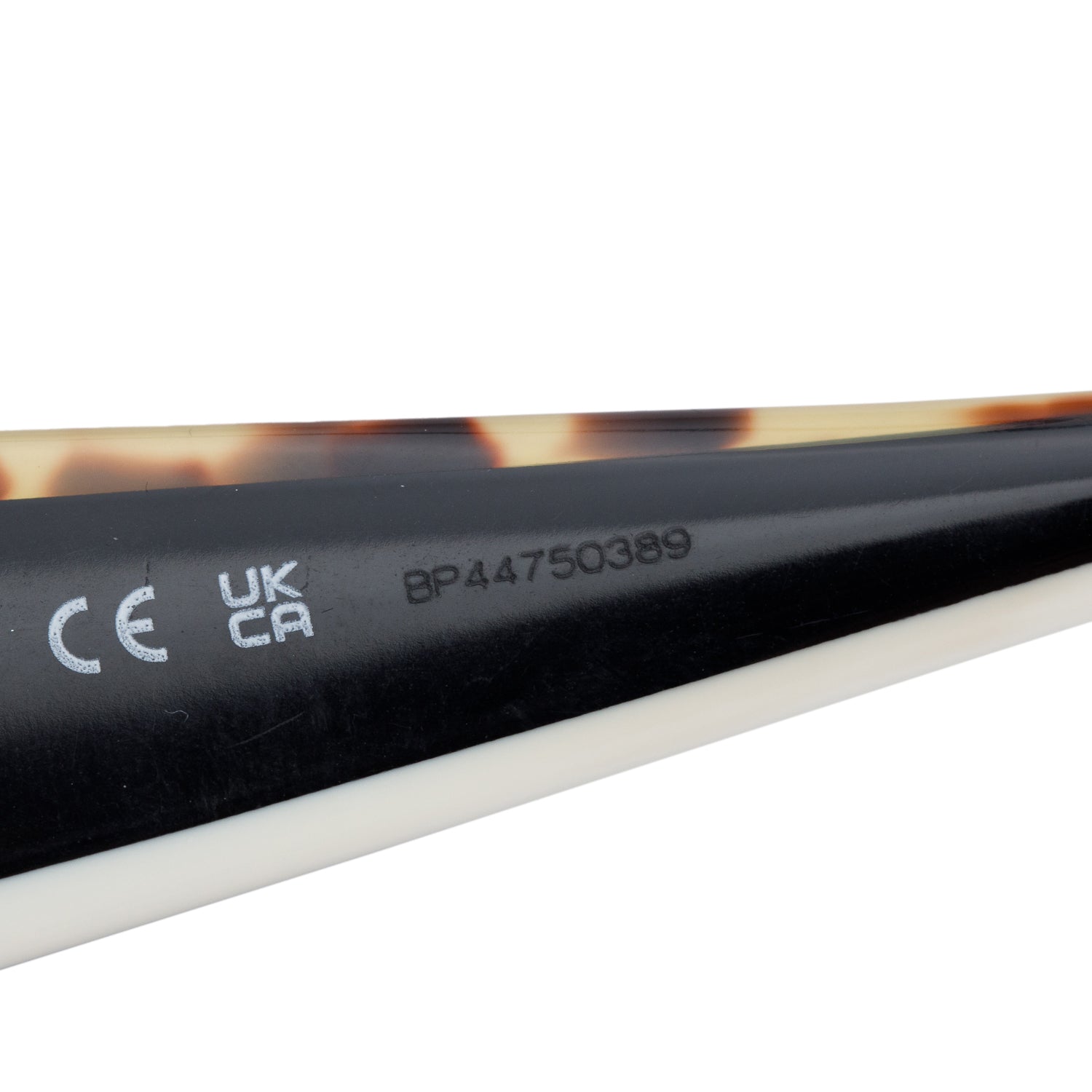 Prada SPR16Y Black/Havana Acetate Square Sunglasses w/ Case