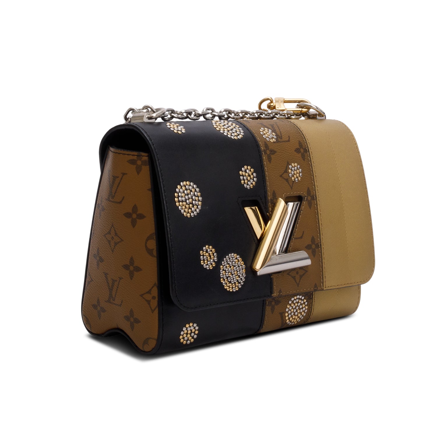 Louis Vuitton Tricolor Reverse Monogram Night Lights Twist MM