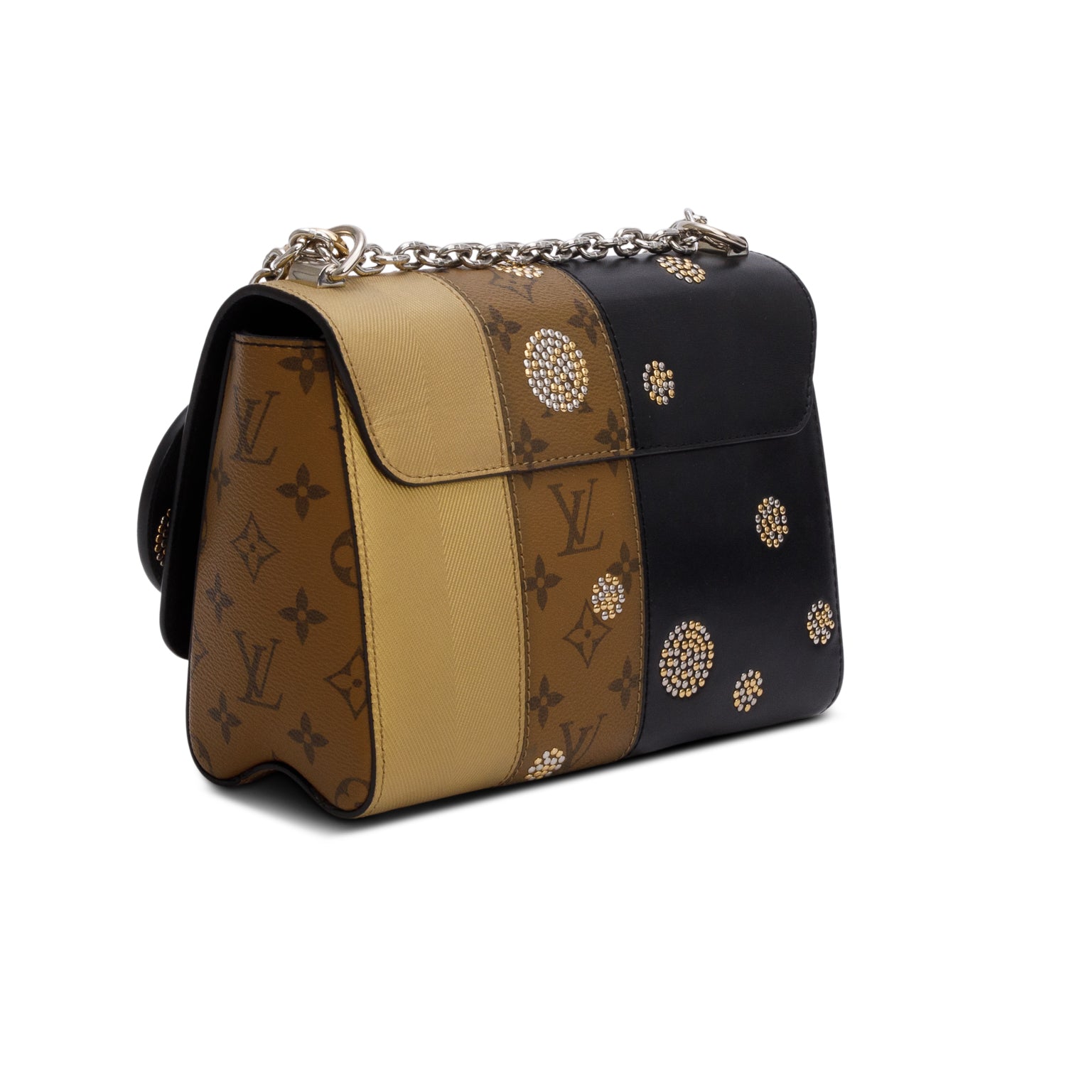 Louis Vuitton Tricolor Reverse Monogram Night Lights Twist MM