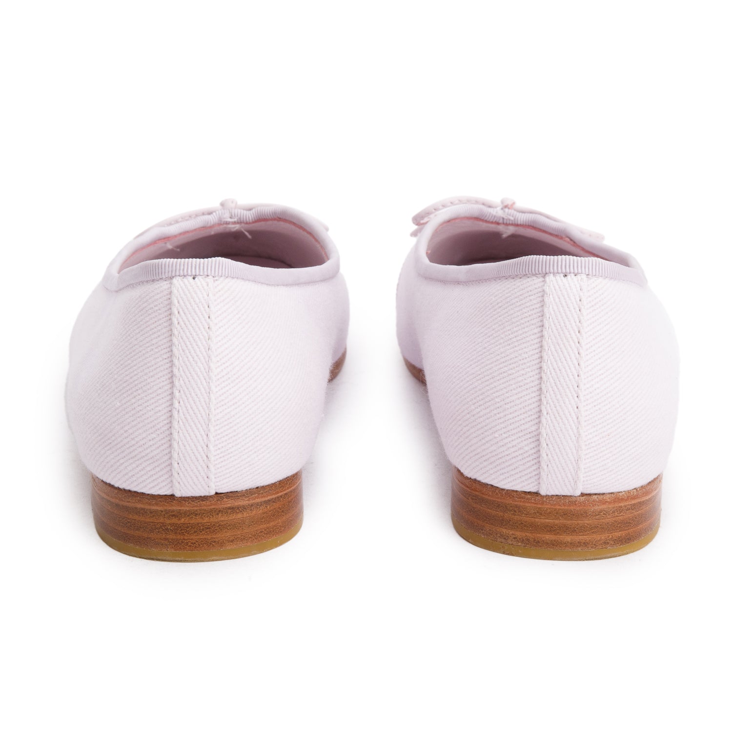 Chanel Purple Monochrome Canvas CC Cap Toe Ballet Flats, Size 39.5