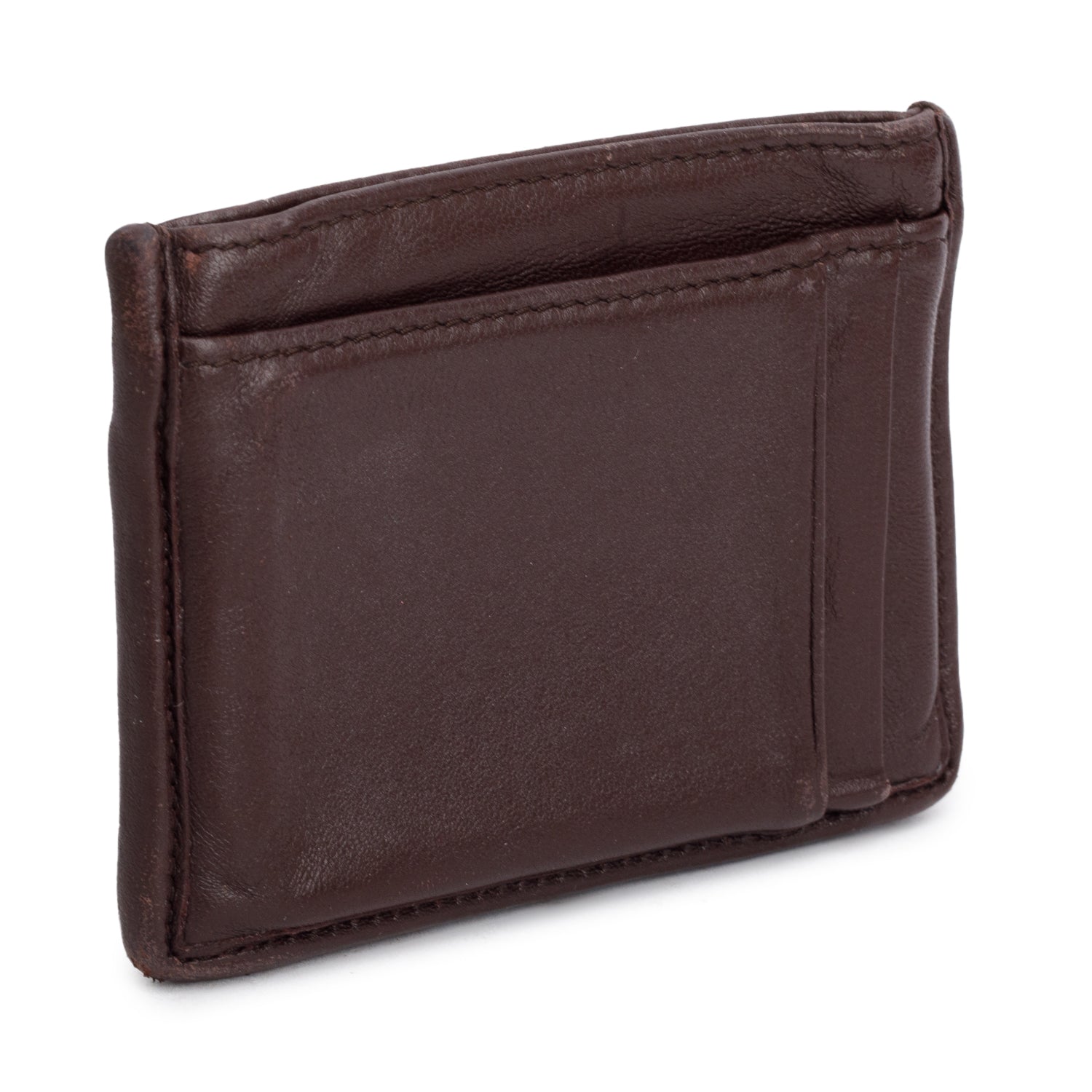 Miu Miu Brown Nappa Leather Matelasse Card Holder w/ Box