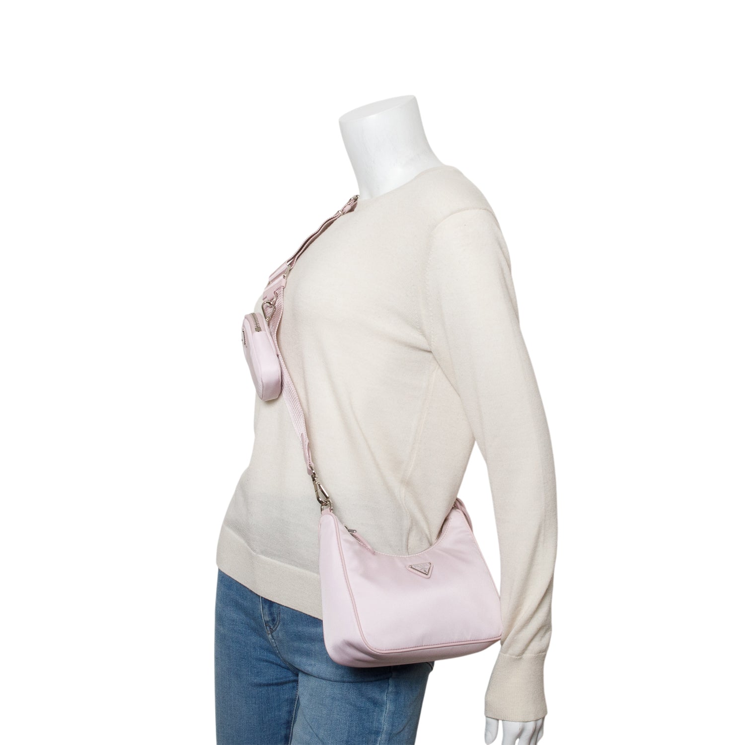 Prada Light Pink Re-Edition 2005 Re-Nylon Bag