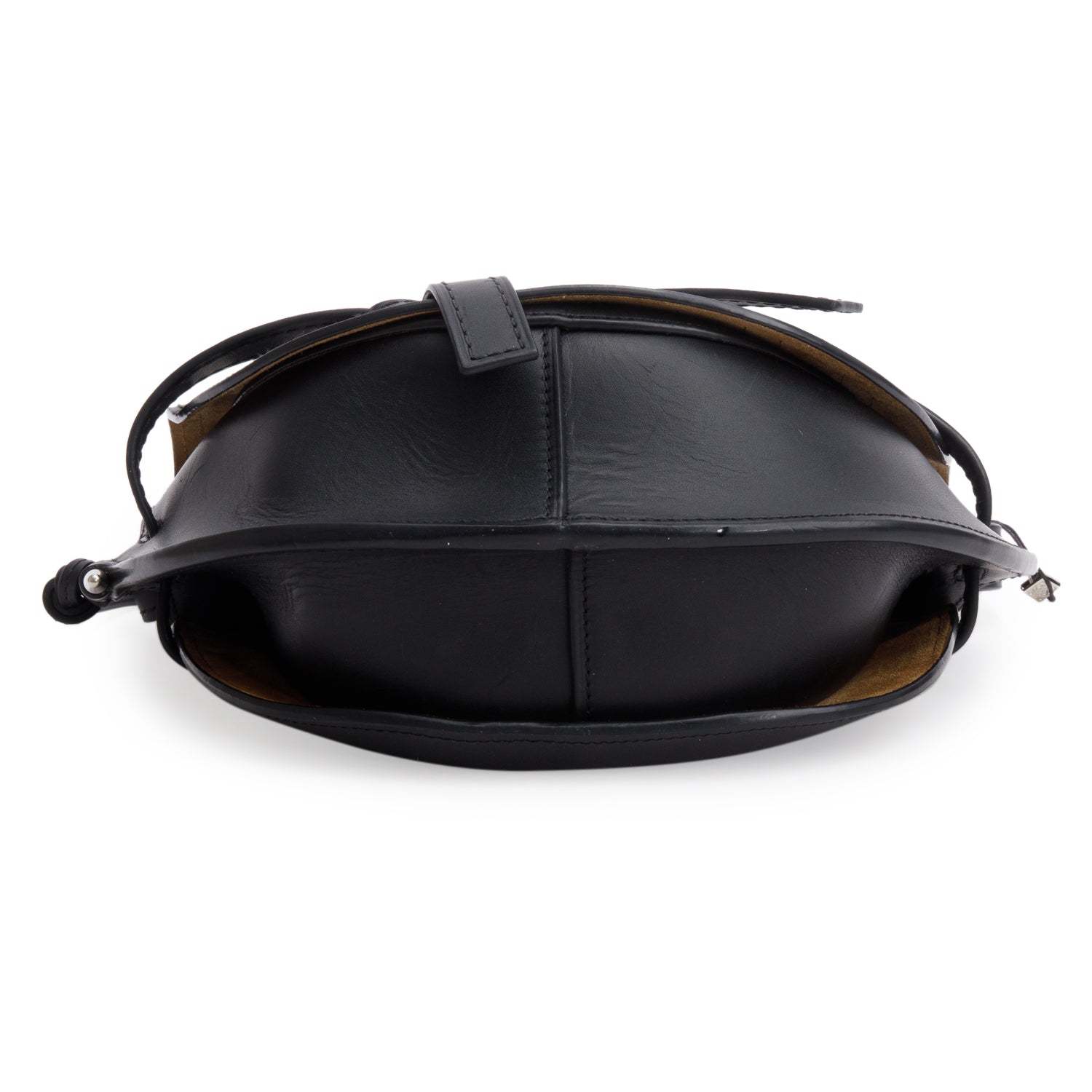 Loewe Black White Calfskin Small Gate Bag