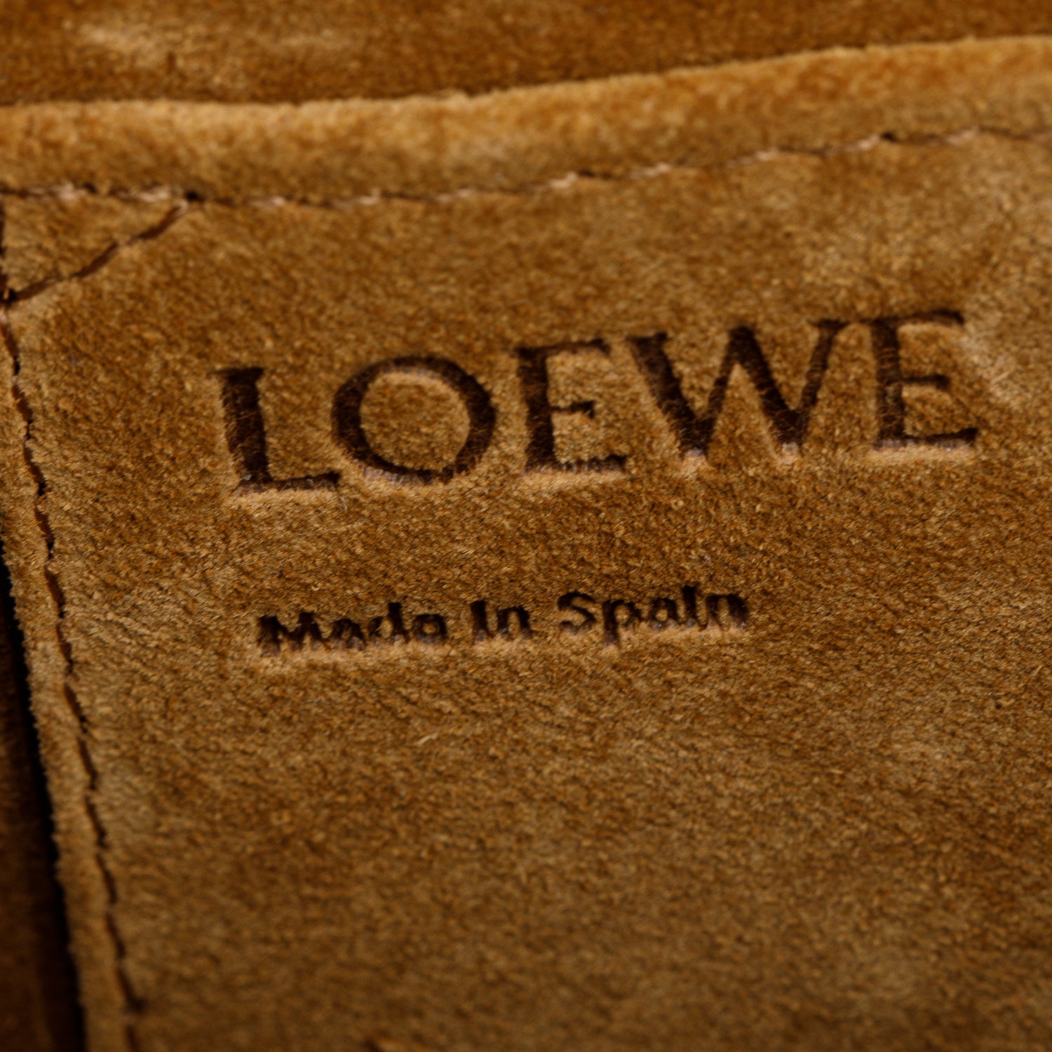 Loewe Black White Calfskin Small Gate Bag