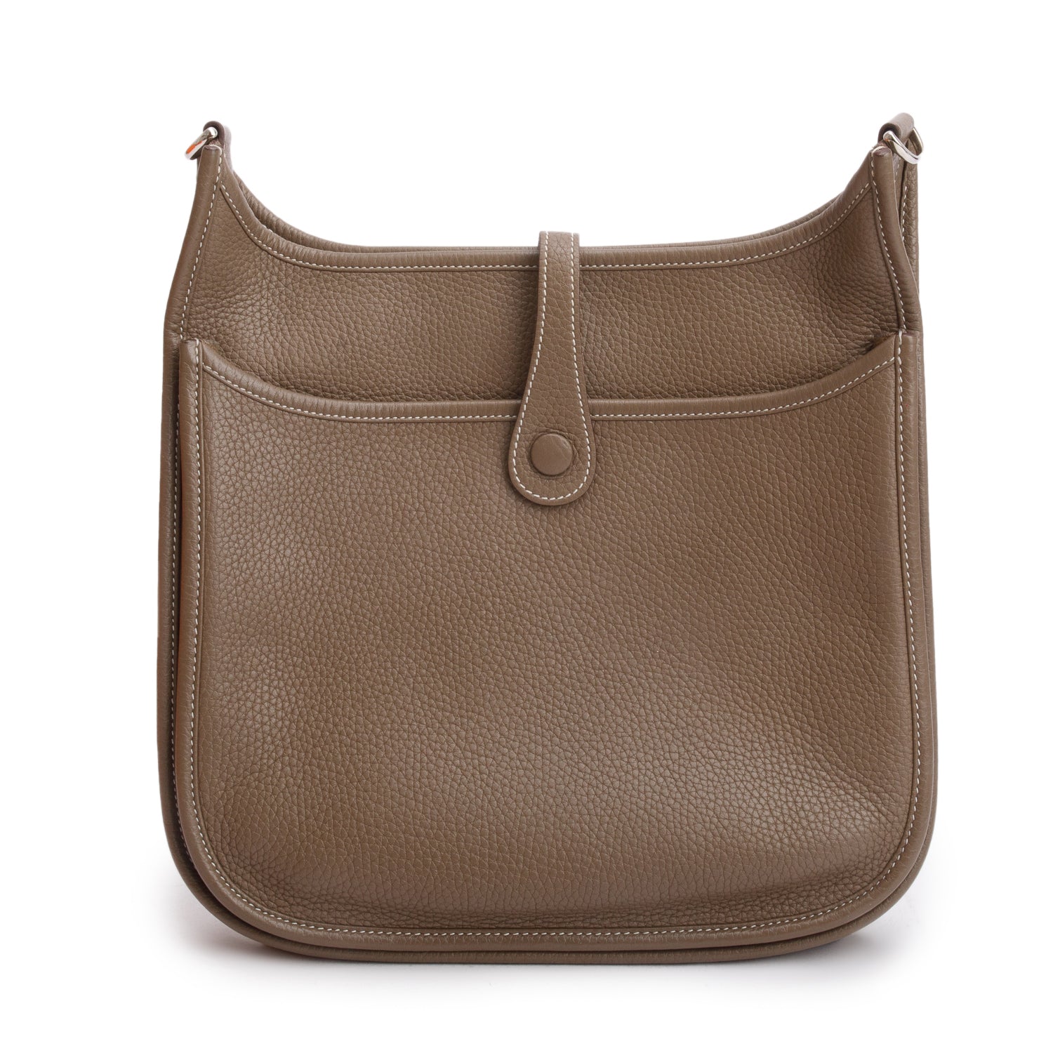 Hermes Etoupe Taurillon Clemence Evelyne III 29 Bag