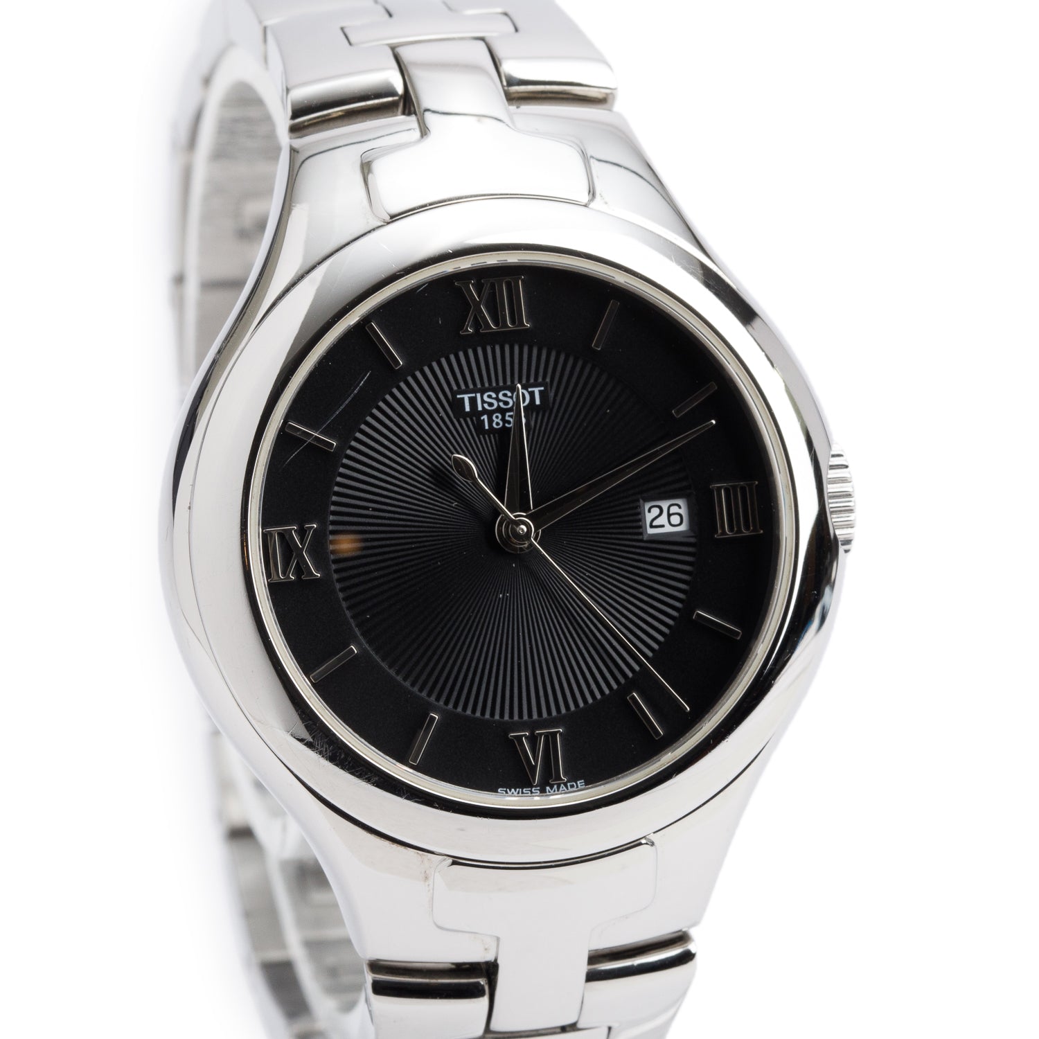 Tissot Stainless Steel T-Trend 34 MM Watch Black Dial