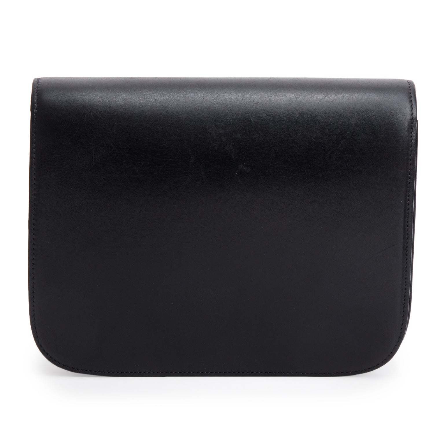 Celine Black Box Calfskin Medium Classic Box Flap Bag
