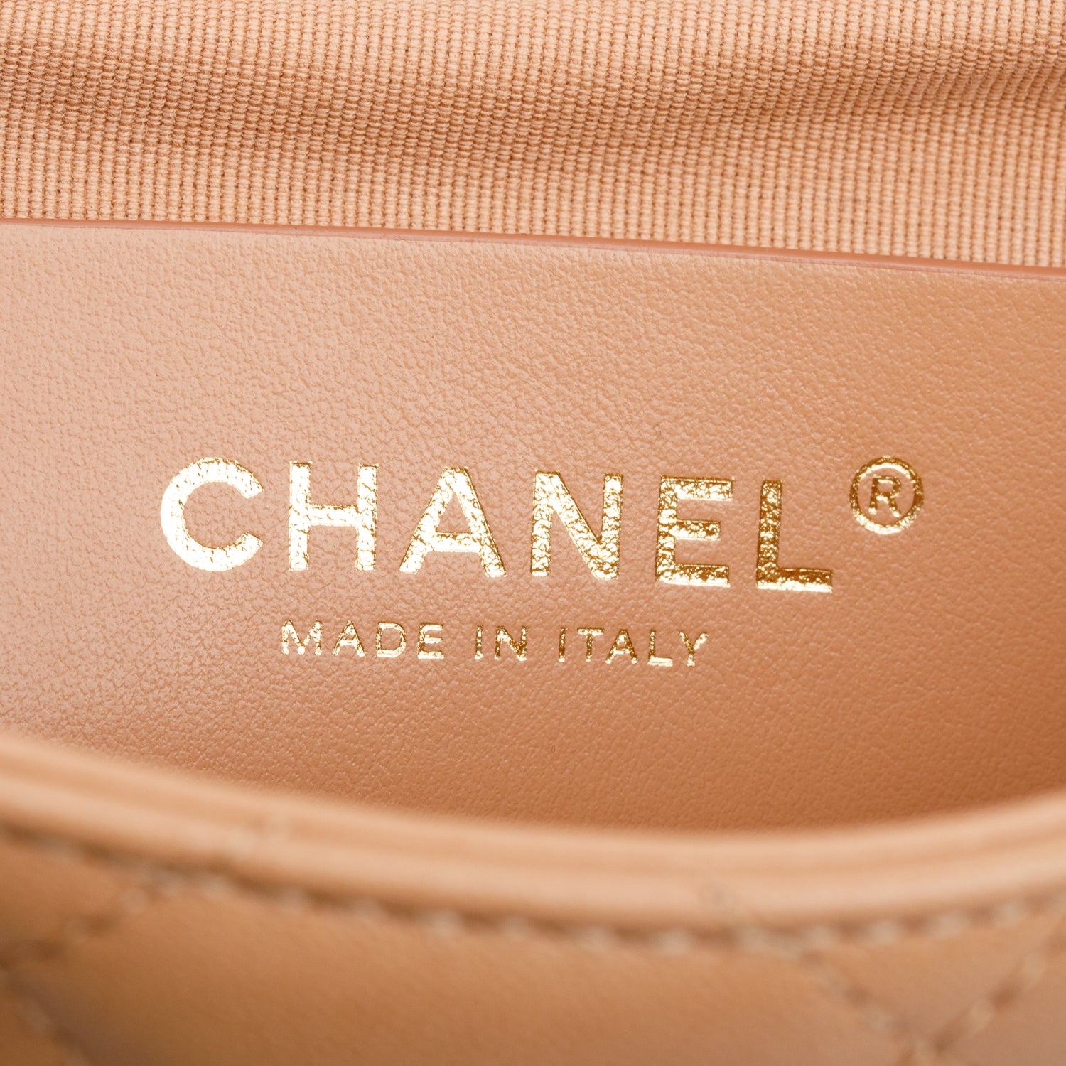 Chanel Brown Lambskin Hold the Line Flap Bag