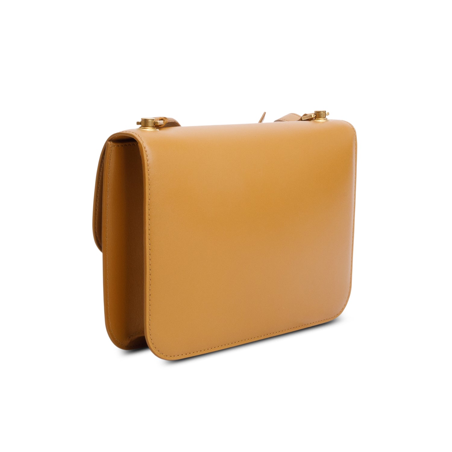 Saint Laurent 2020 Brown Smooth Calfskin Le Carre Satchel w/ Box