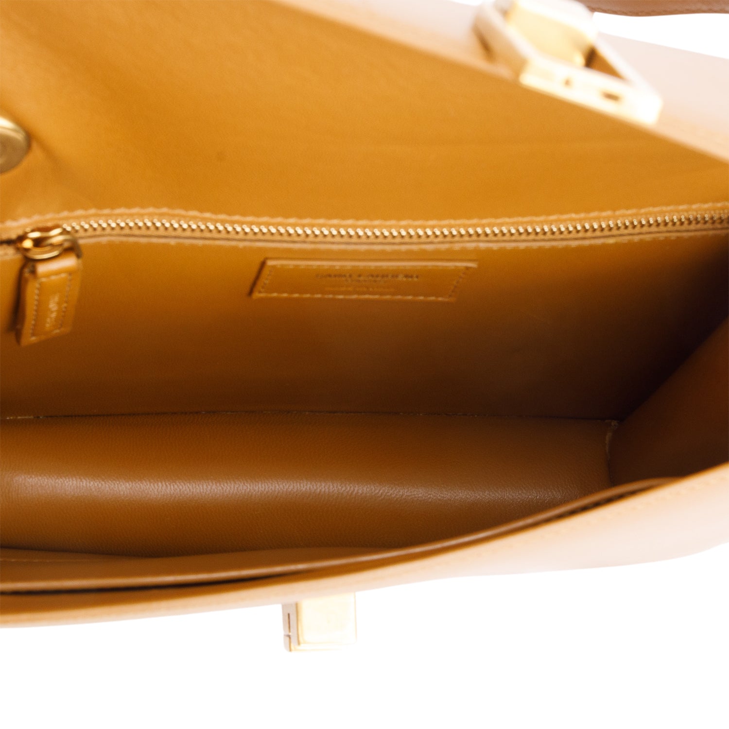 Saint Laurent 2020 Brown Smooth Calfskin Le Carre Satchel w/ Box