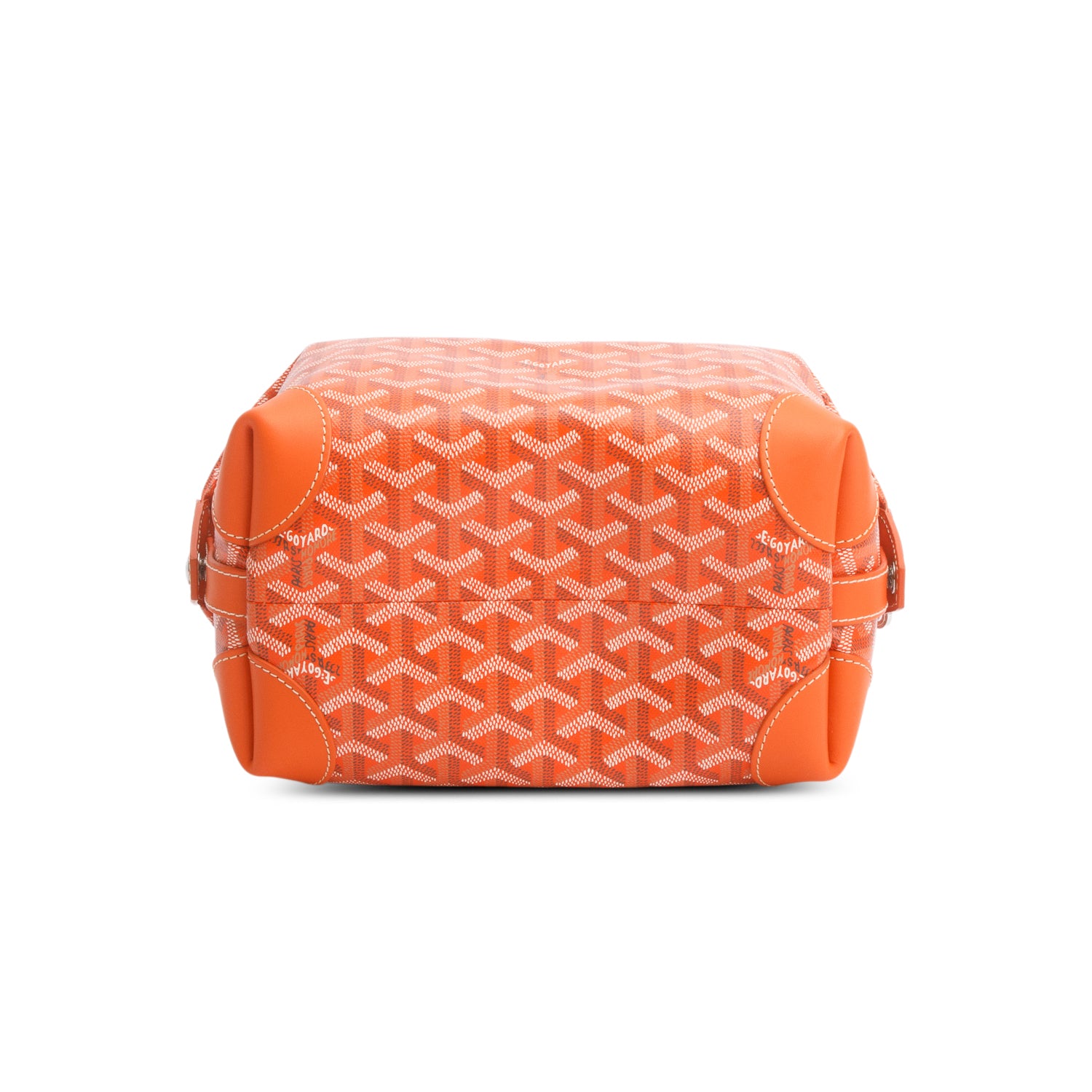 Goyard 2022 Orange Goyardine Boeing 25 Toiletry Bag