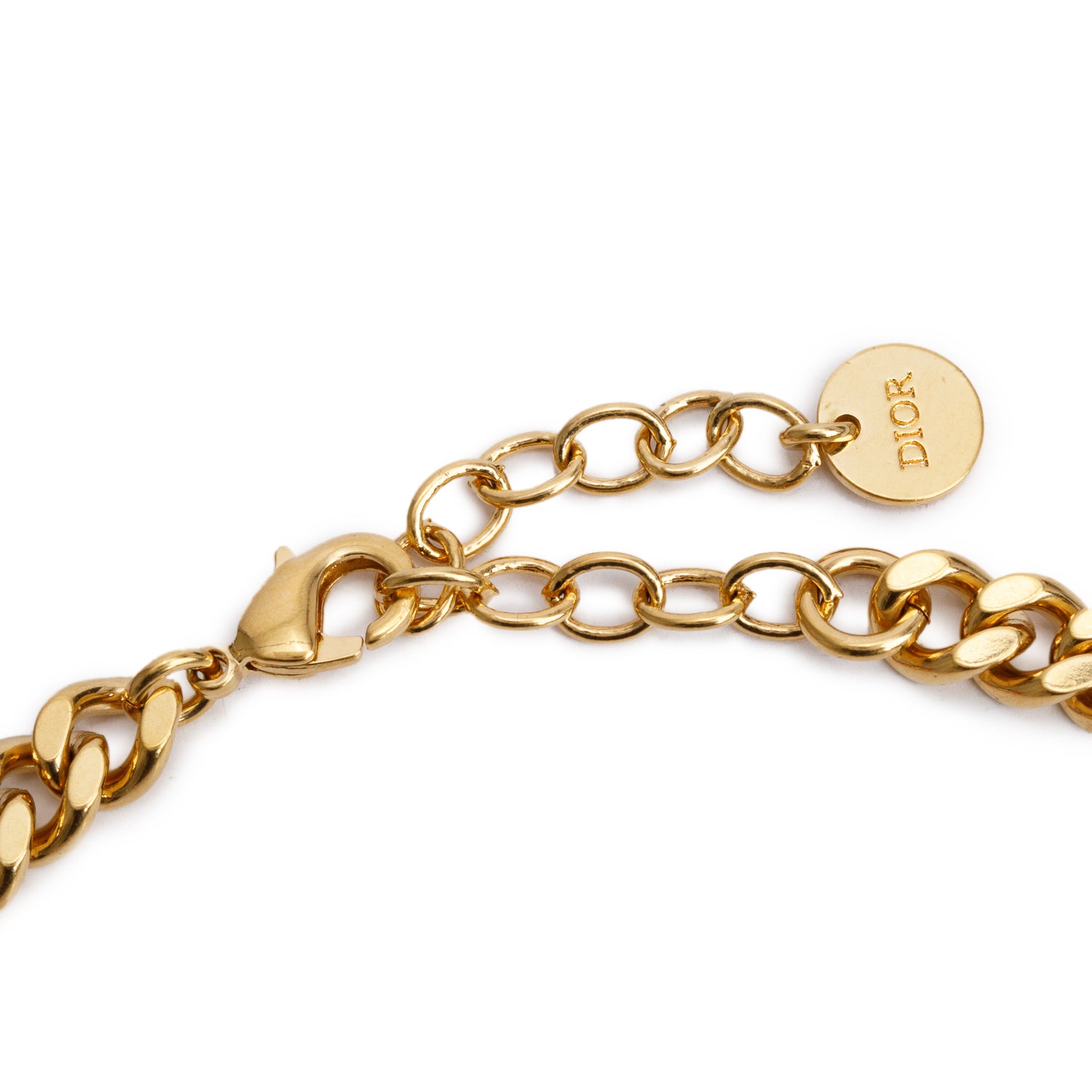 Christian Dior Gold Plated Crystal Dio(R)evolution Choker Necklace