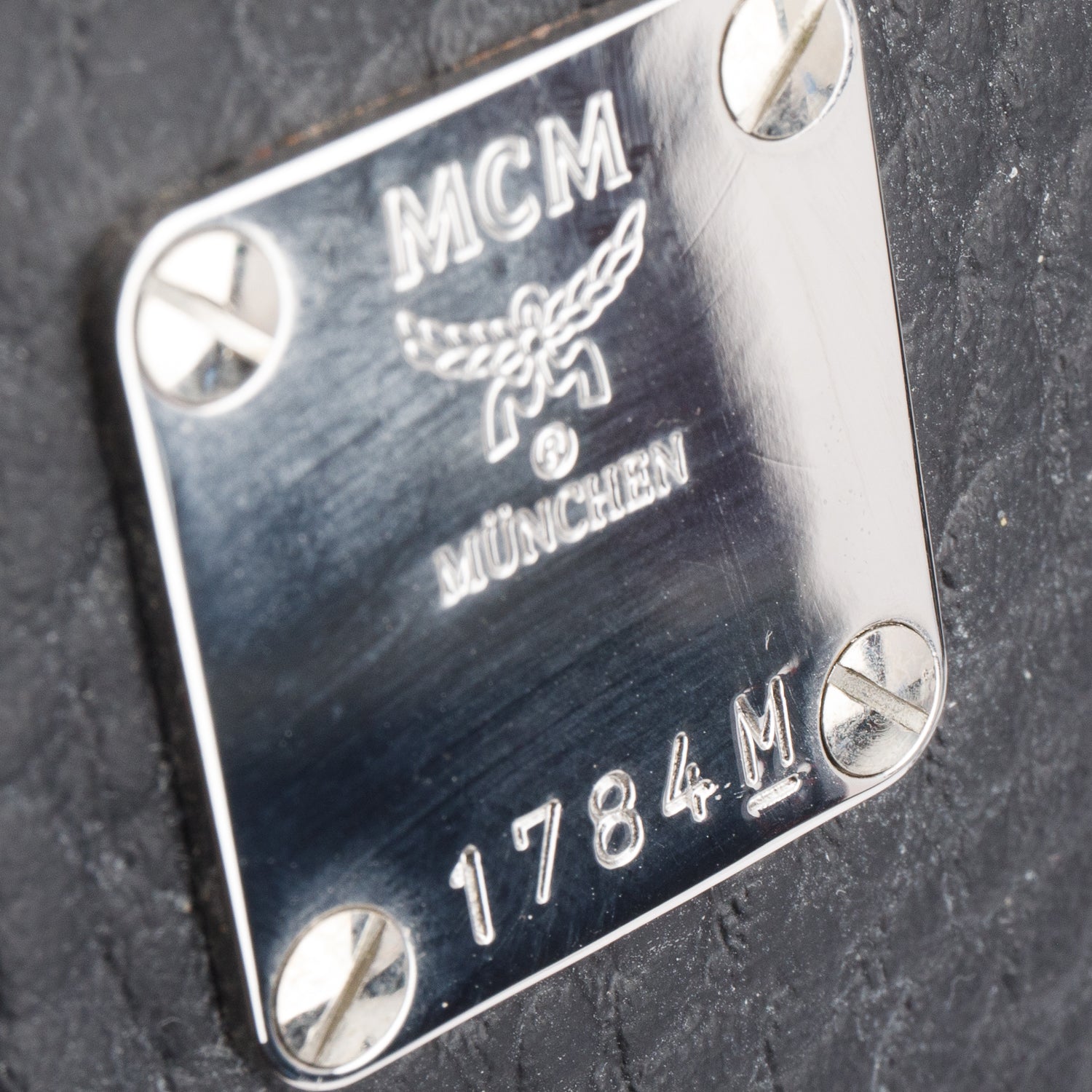 MCM Black Visetos Klassik Crossbody Bag w/ Pouch