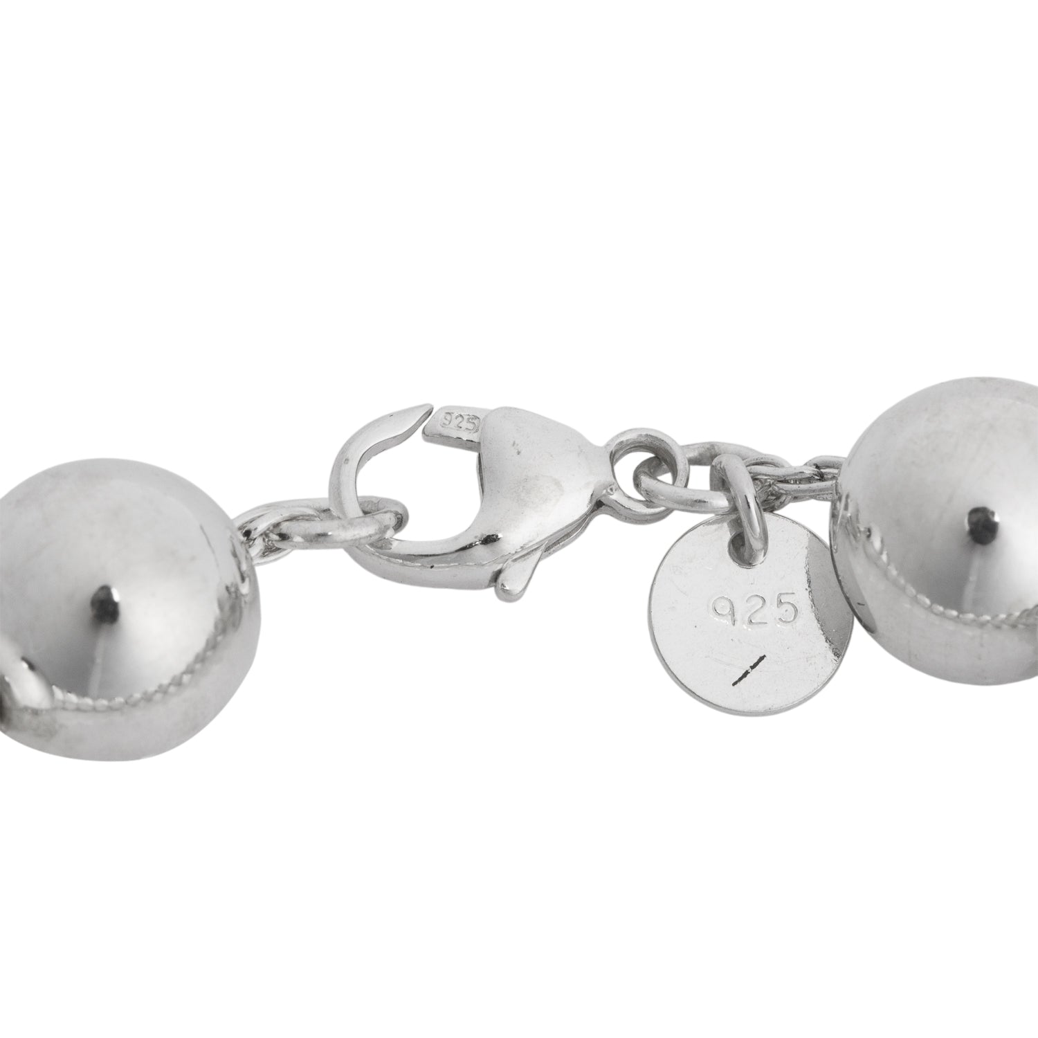 Tiffany & Co. Sterling Silver 10 MM HardWear Ball Bracelet