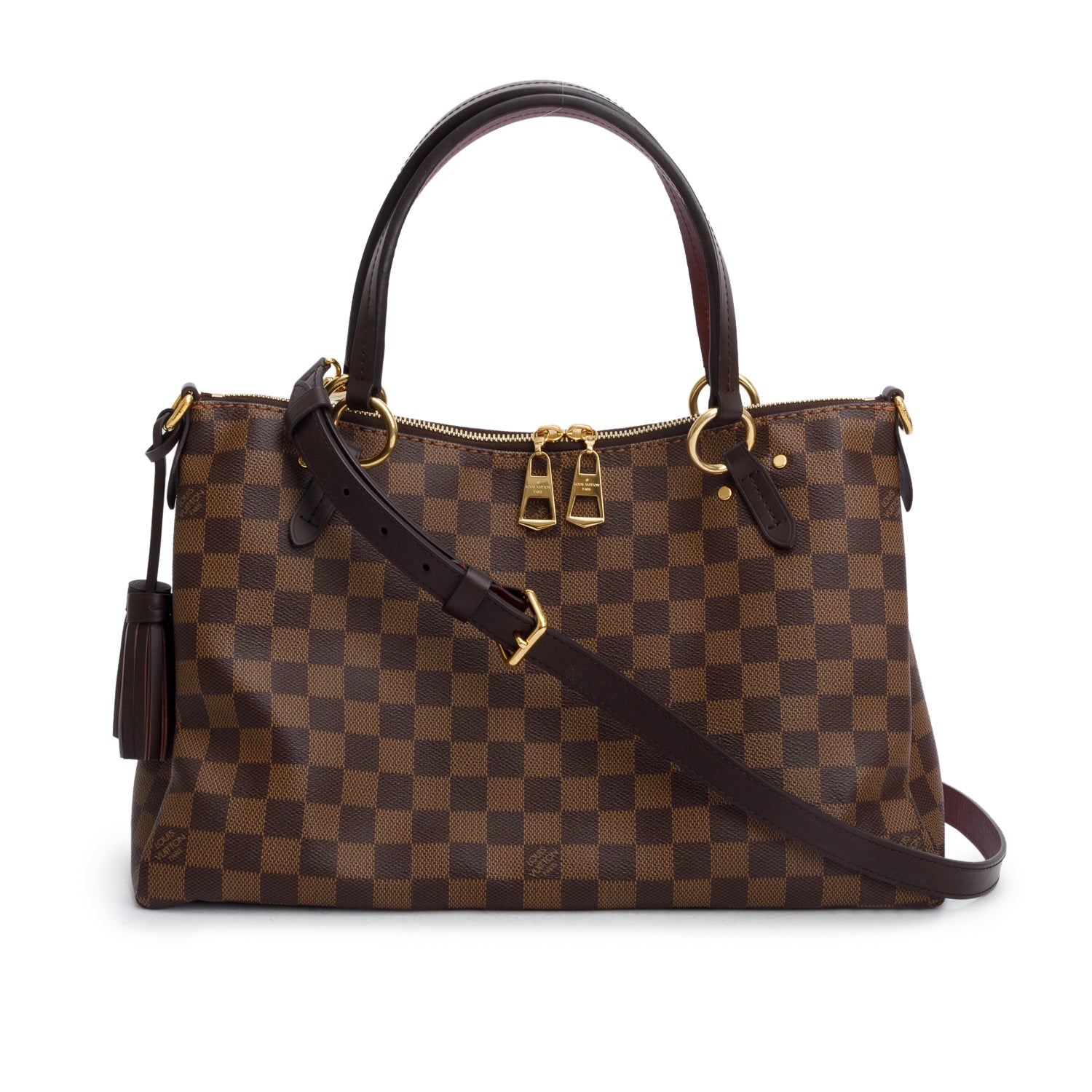 Louis Vuitton Damier Ebene Lymington Bag w/ Strap
