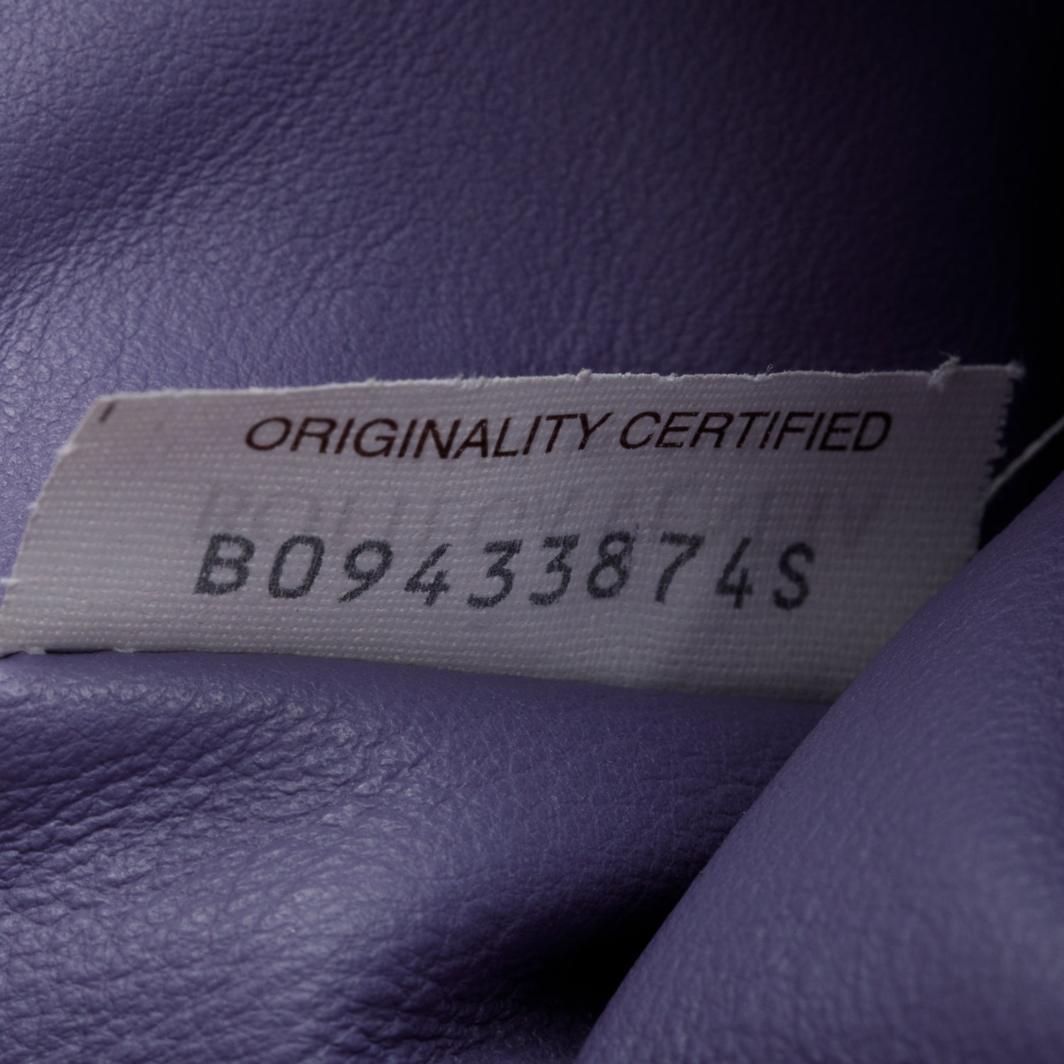 Bottega Veneta Purple Calfskin Mini BV Twist