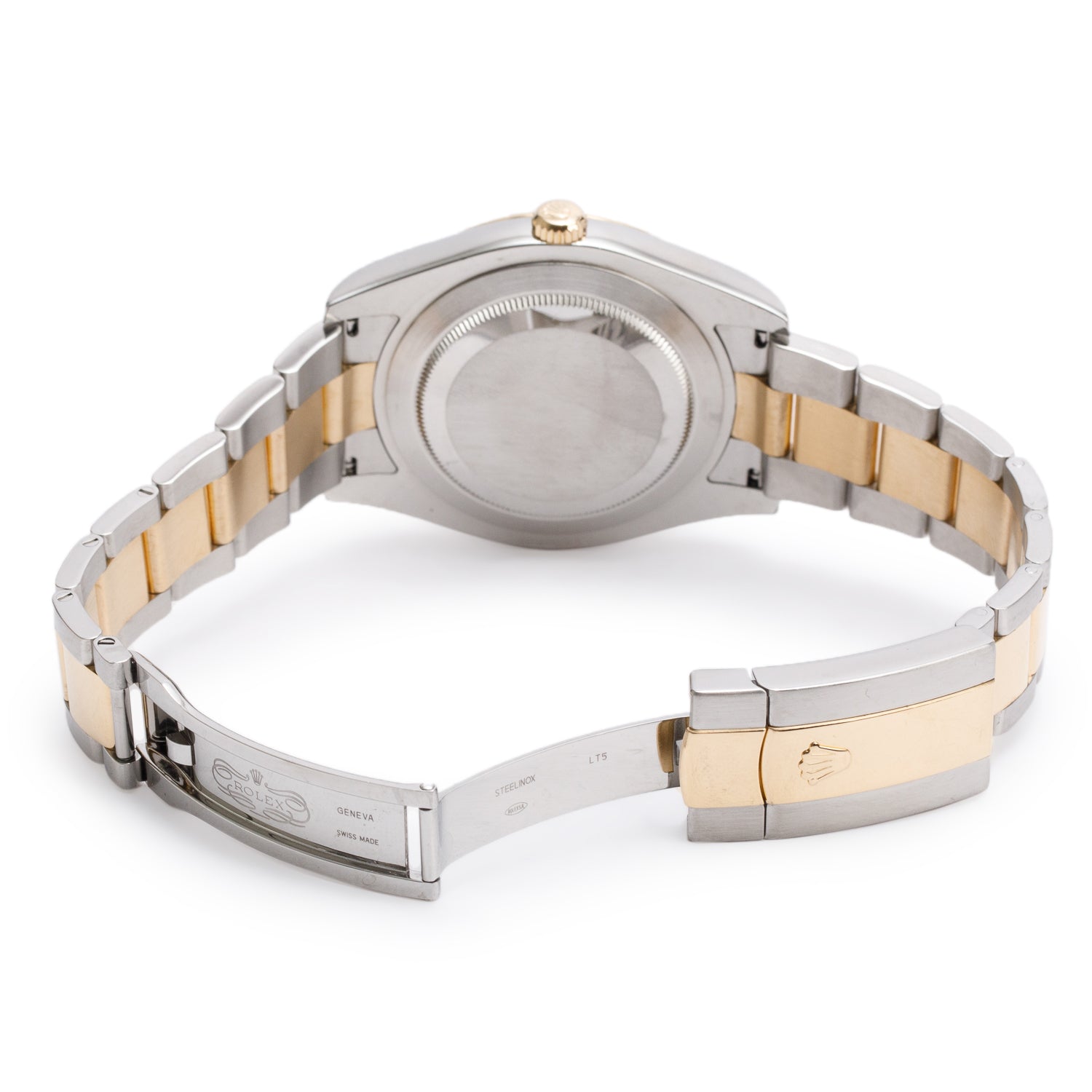 Rolex Stainless Steel & 18k Yellow Gold Oyster Perpetual Datejust II 41 MM Watch Gold Dial 116333