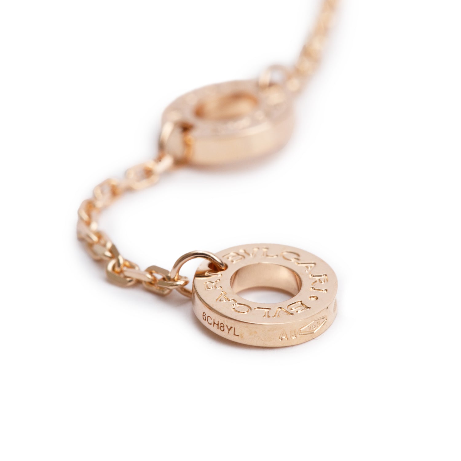 BVLGARI 2025 18k Rose Gold Carnelian & Diamond Diva's Dream Pendant Necklace w/ Box & Certificate